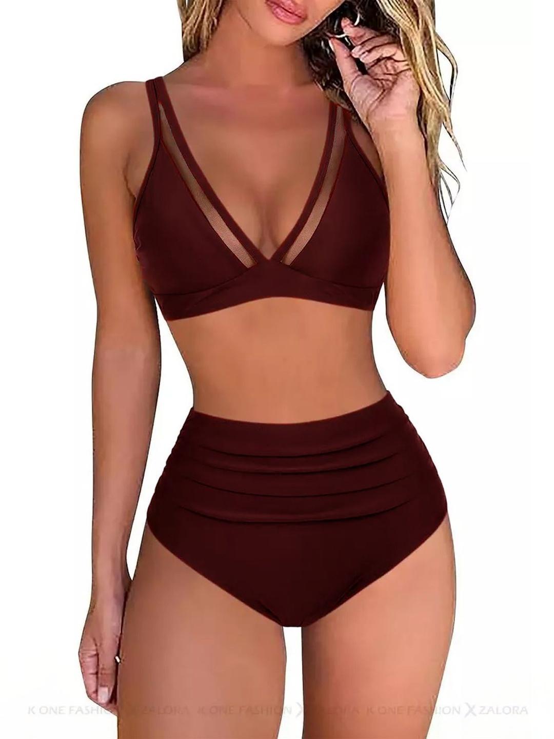 V-Neck Swim Bikini Set