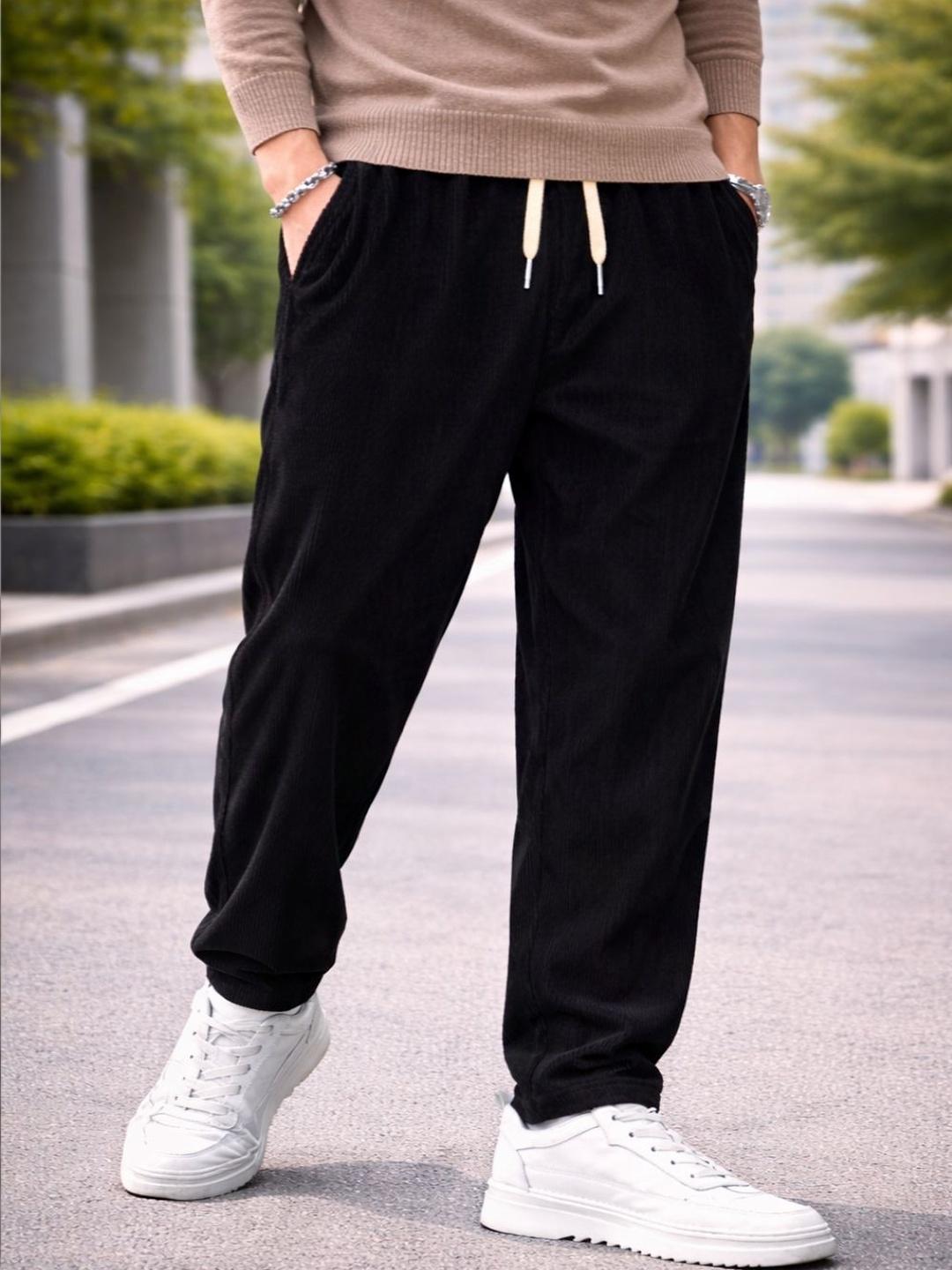 R.Code by The Roadster Life Co. Men Relaxed Easy Wash Trousers - Image 1
