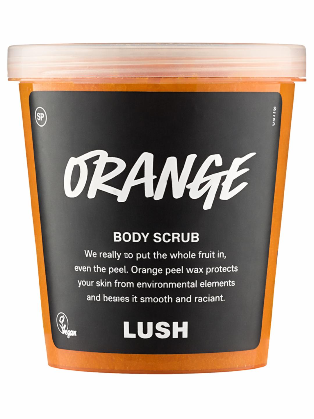 Buy LUSH Orange Body Scrub 330 G - Body Scrub And Exfoliator for Unisex ...