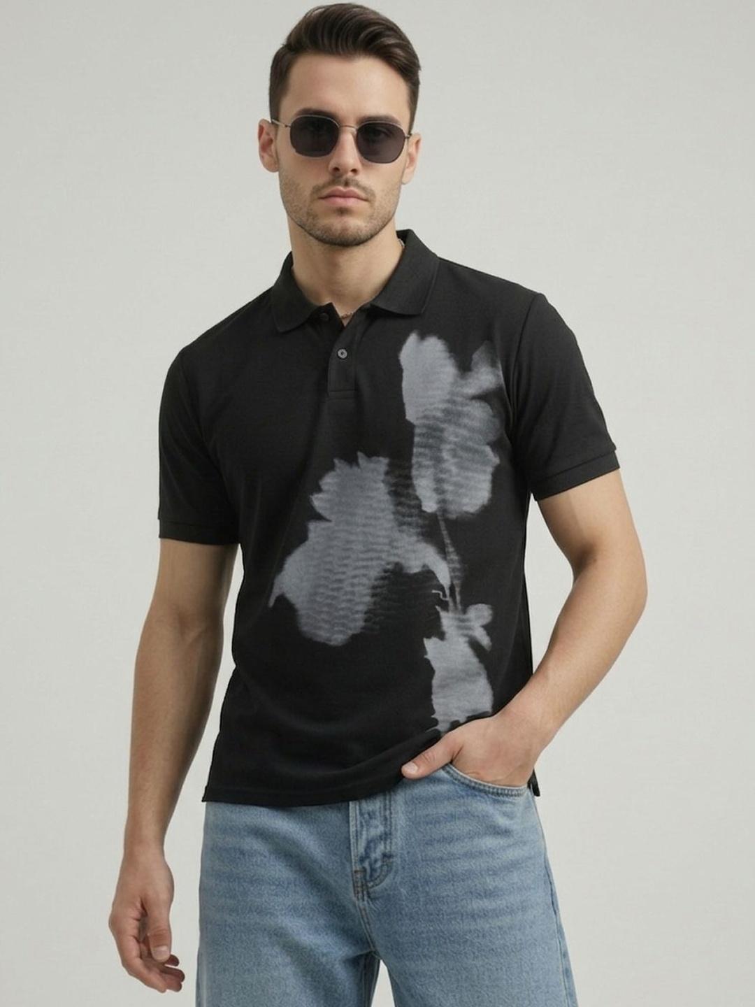 Buy SZN Men Printed Polo Collar T Shirt - Tshirts for Men 41269524 | Myntra