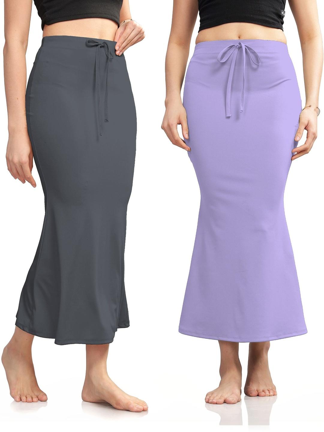 Buy JETVELI Pack Of 2 Slim Fit High Waist Mermaid Fish Cut Saree Shapewear -  - Apparel for Women