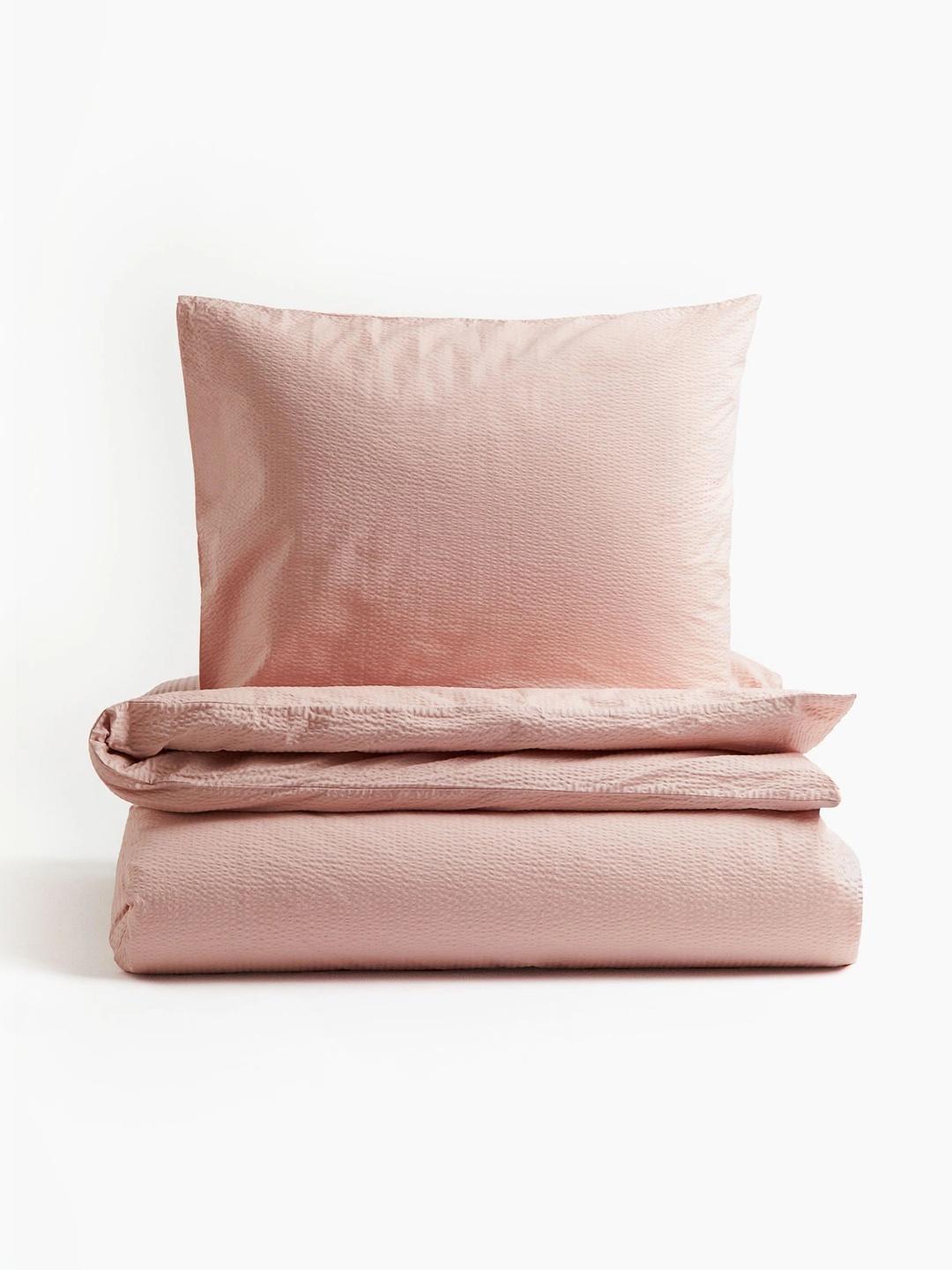 Buy H&M Seersucker Single Duvet Cover Set - - Home for Unisex