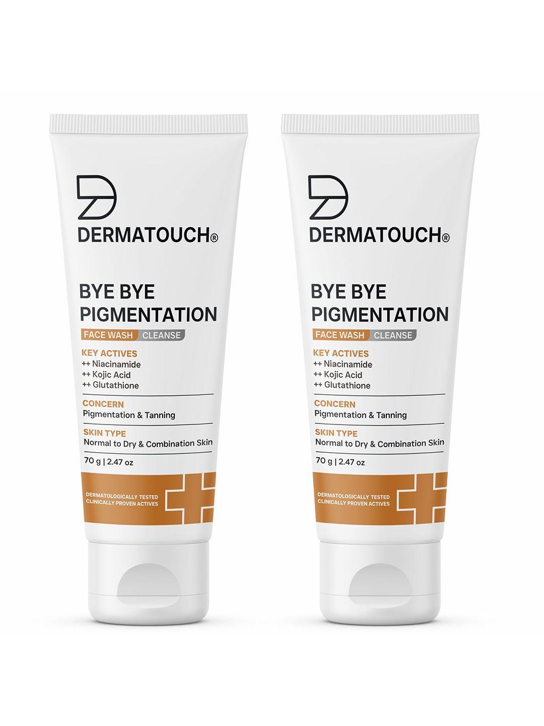 Buy Dermatouch Set Of 2 Bye Bye Pigmentation Face Wash With Niacinamide   70 G Each -  - Personal Care for Unisex