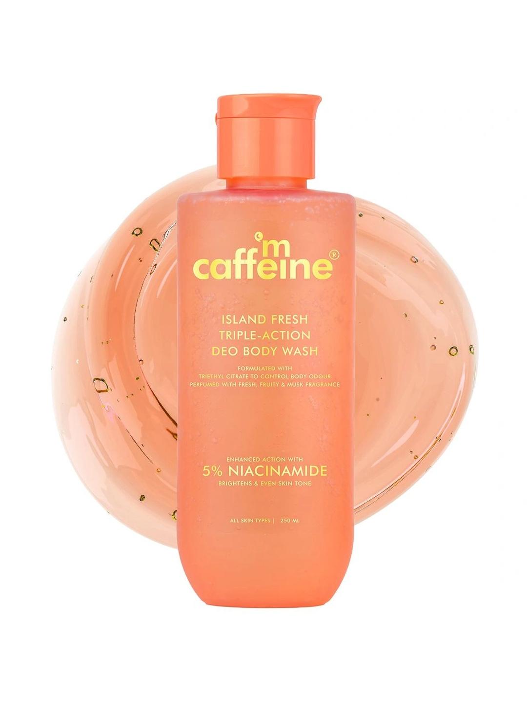 MCaffeine Island Fresh Triple-Action Deo Body Wash - 250 ml - Image 1