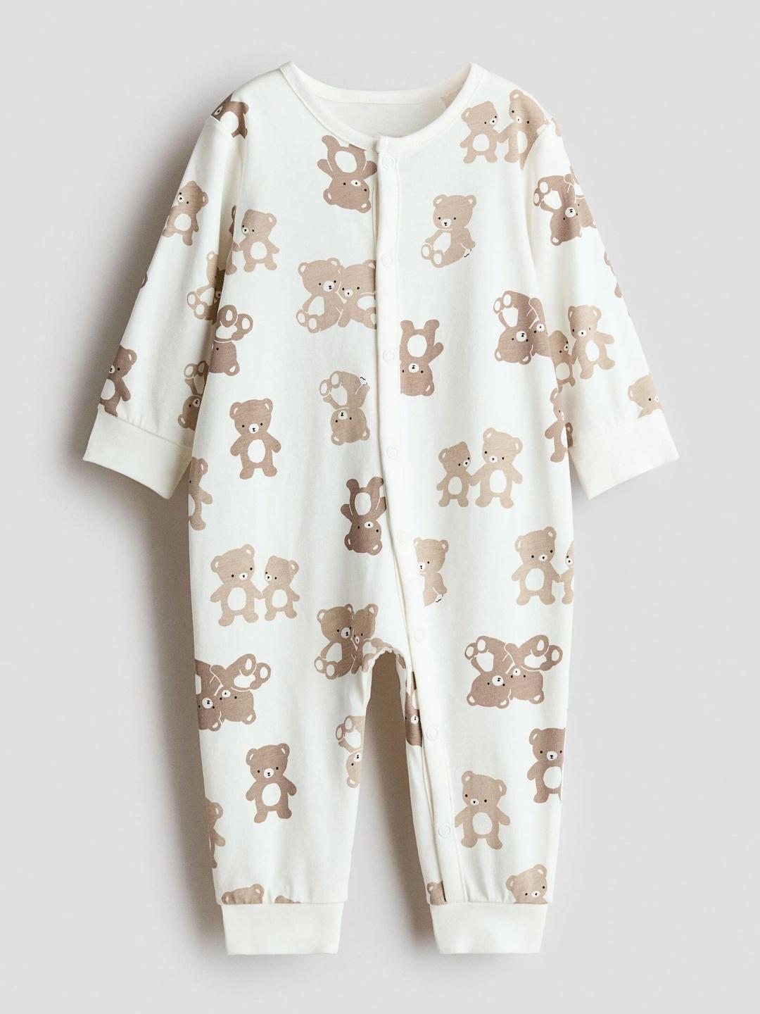 Buy H&M Printed Cotton Sleepsuit - - Apparel for Boys