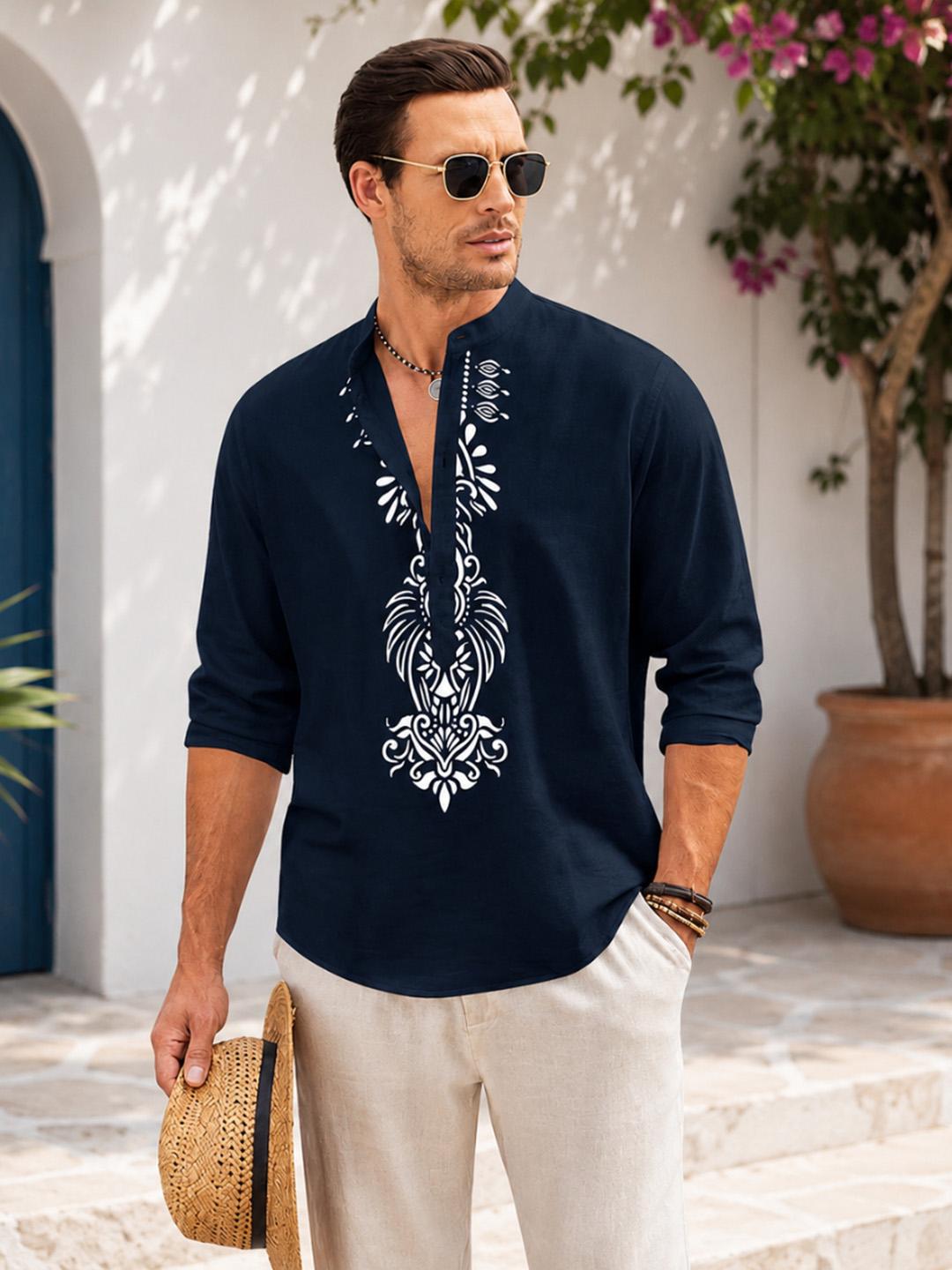 FINIVO FASHION Men Comfort Printed Casual Shirt