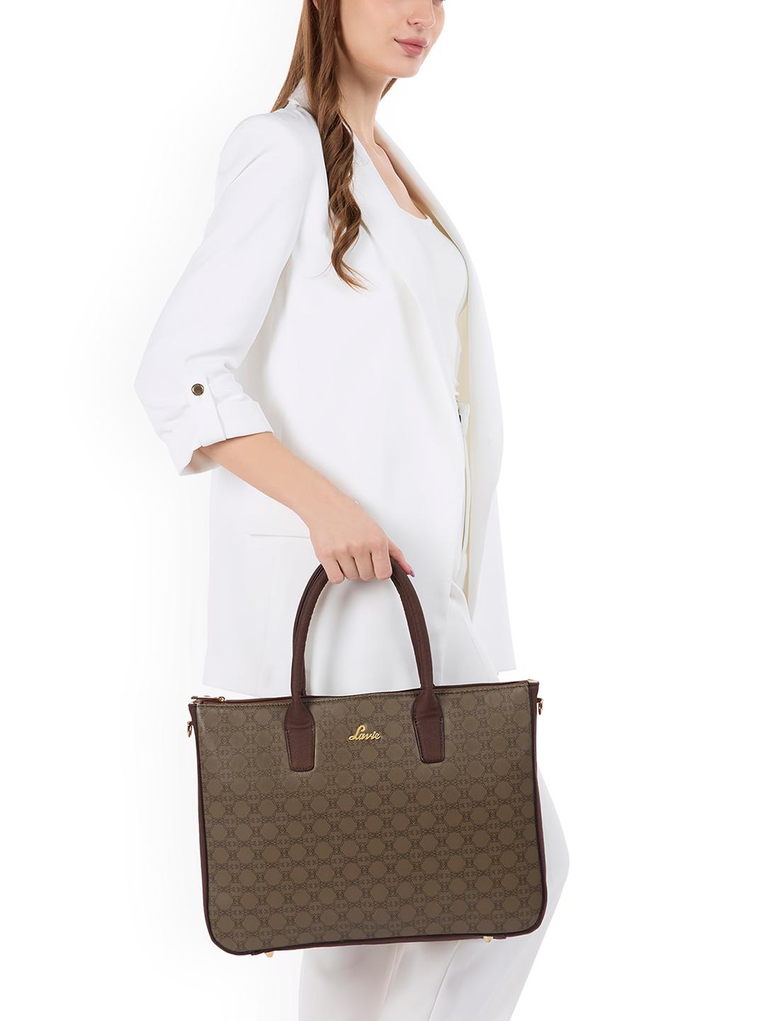 Buy Lavie Printed Synthetic Leather Medium Structured Handheld Bag -  - Accessories for Women
