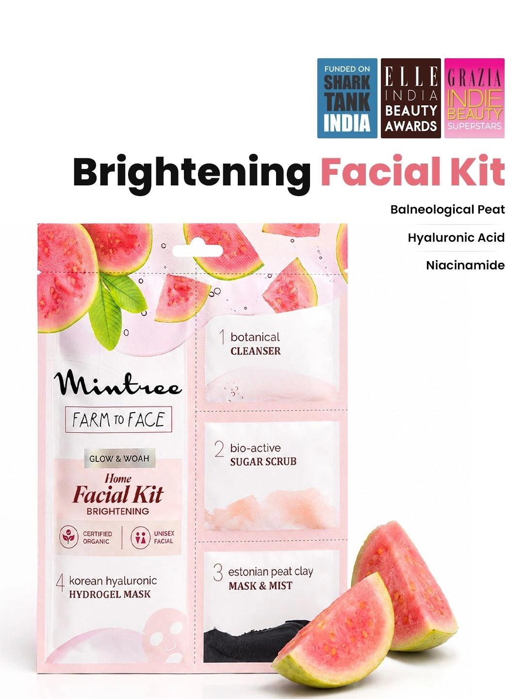 Buy Mintree Farm To Face 4 Step DIY To Glow & Woah Home Facial Kit 53g - - Personal Care for Unisex