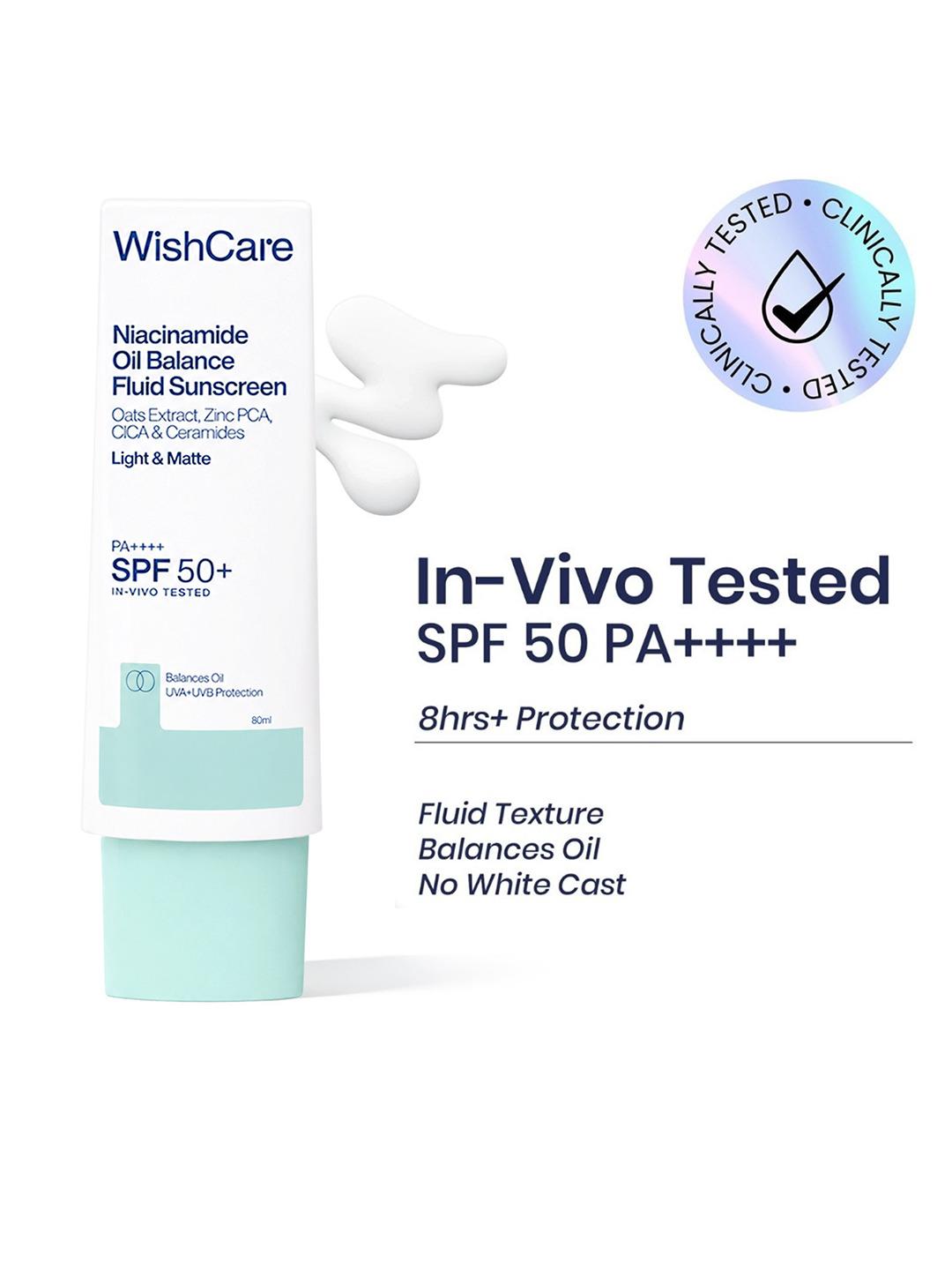 Buy WishCare SPF 50 Niacinamide Sunscreen 80ml - Image 1