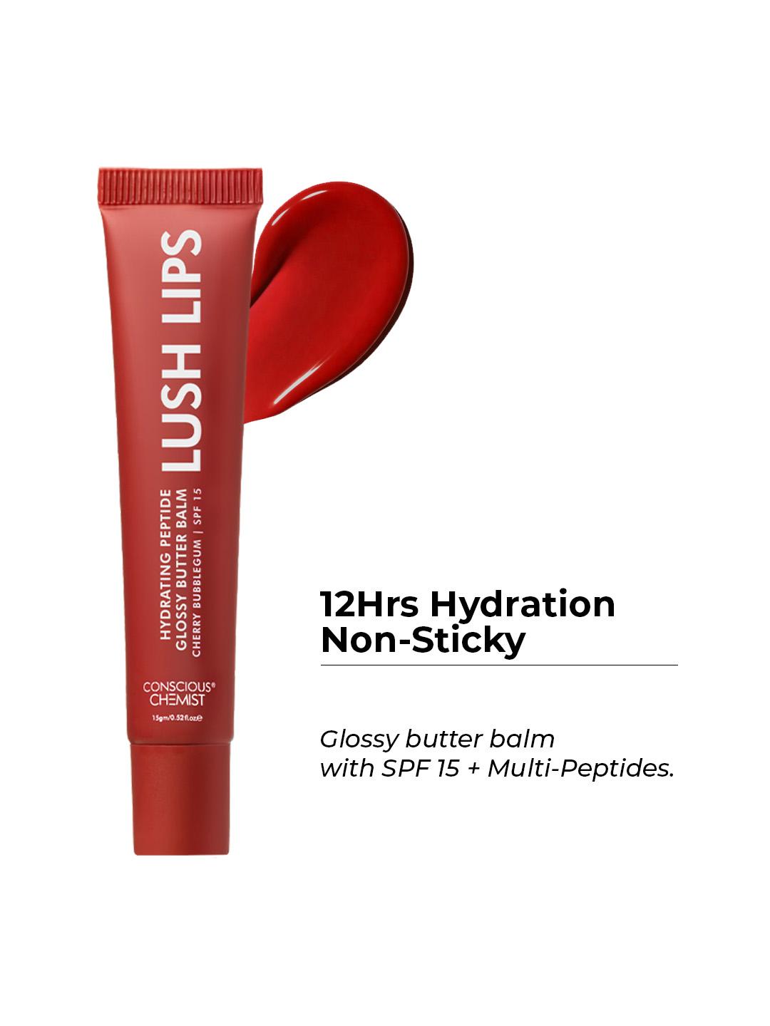 Buy Conscious Chemist Multi Peptide & Shea Butter Infused Lip Balm Cherry Bubblegum - - Personal Care for Women