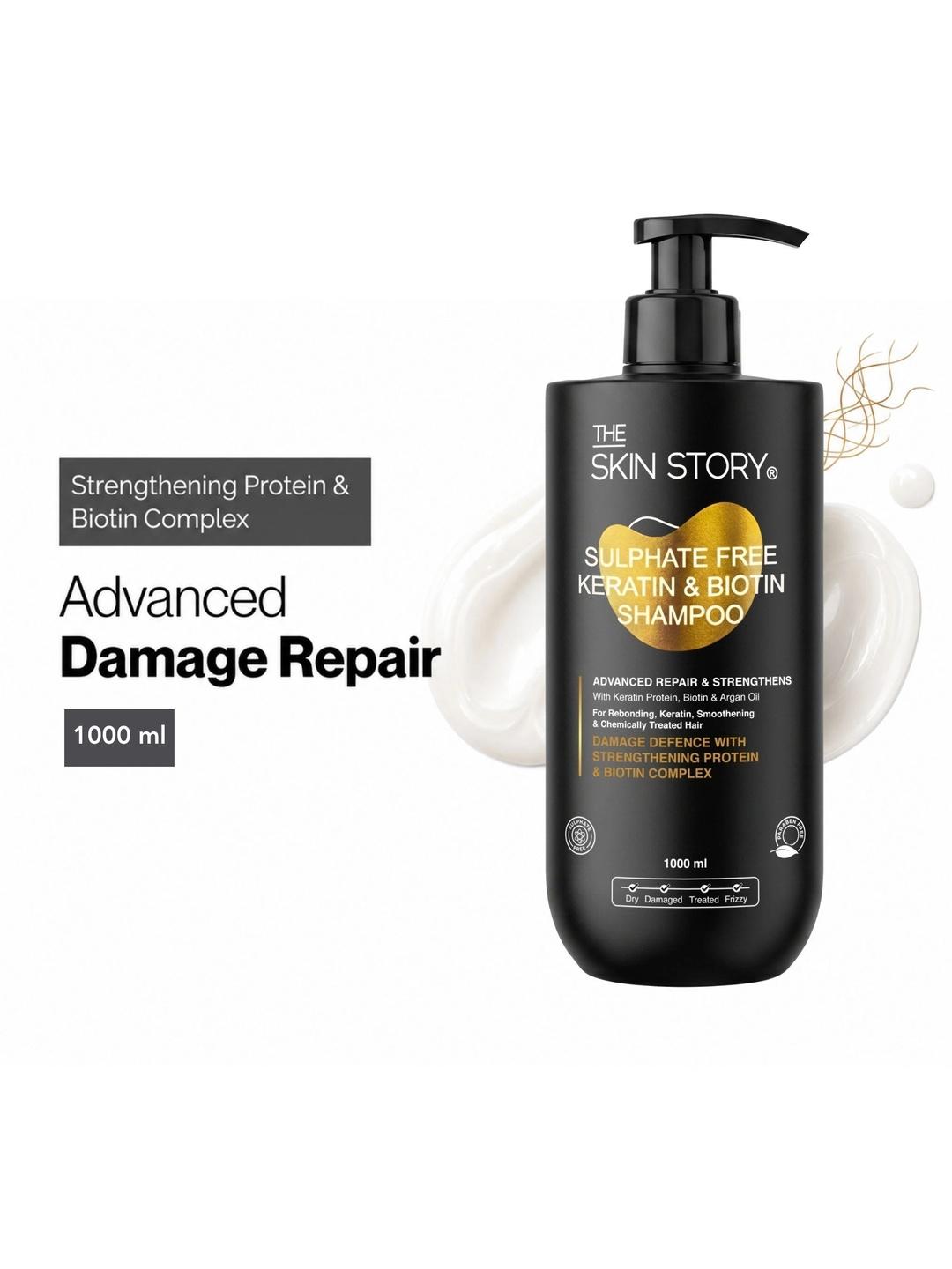 Buy THE SKIN STORY Sulphate Free Keratin Shampoo  1 L -  - Personal Care for Unisex