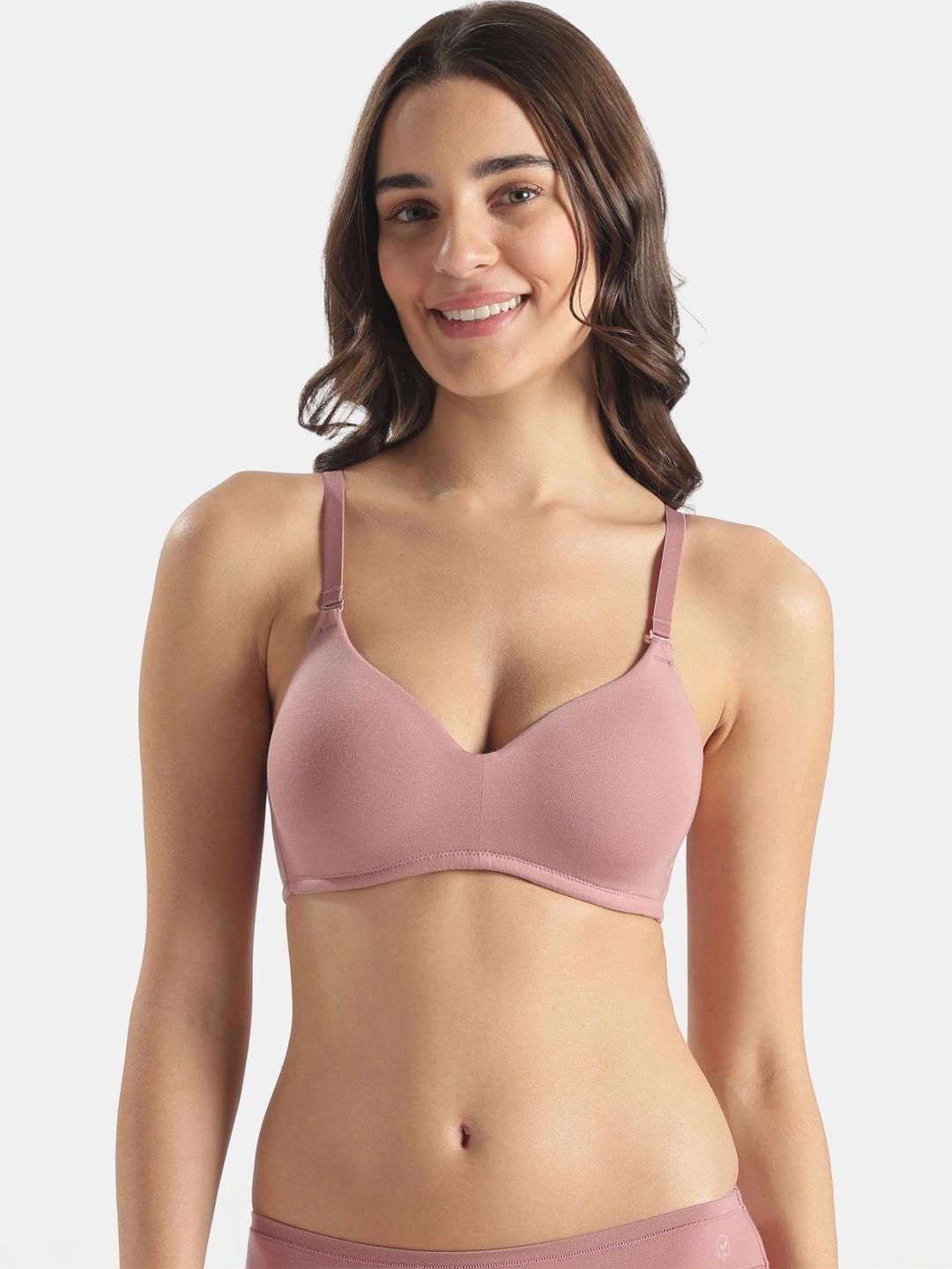 Buy Jockey Wirefree Tencel Lyocell Elastane Stretch Full Coverage Multiway TShirt Bra JW11 - - Apparel for Women