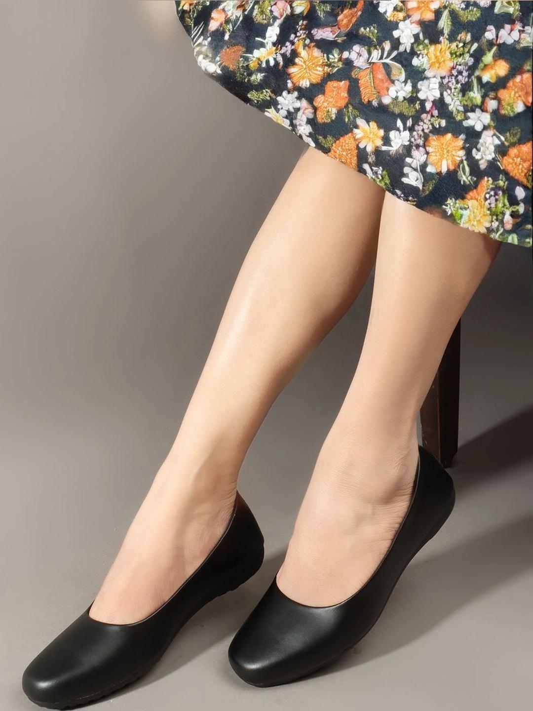 Buy DressBerry Women Black Embellished Ballerinas Flats -  - Footwear for Women