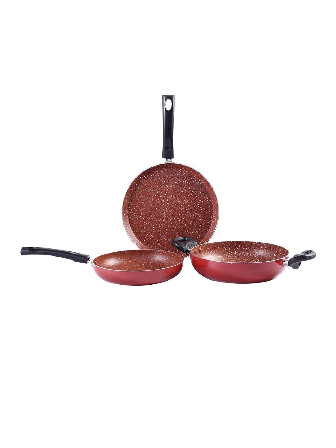 Buy Wonderchef Tivoli 3 Pieces Red Cookware Set -  - Home for Unisex