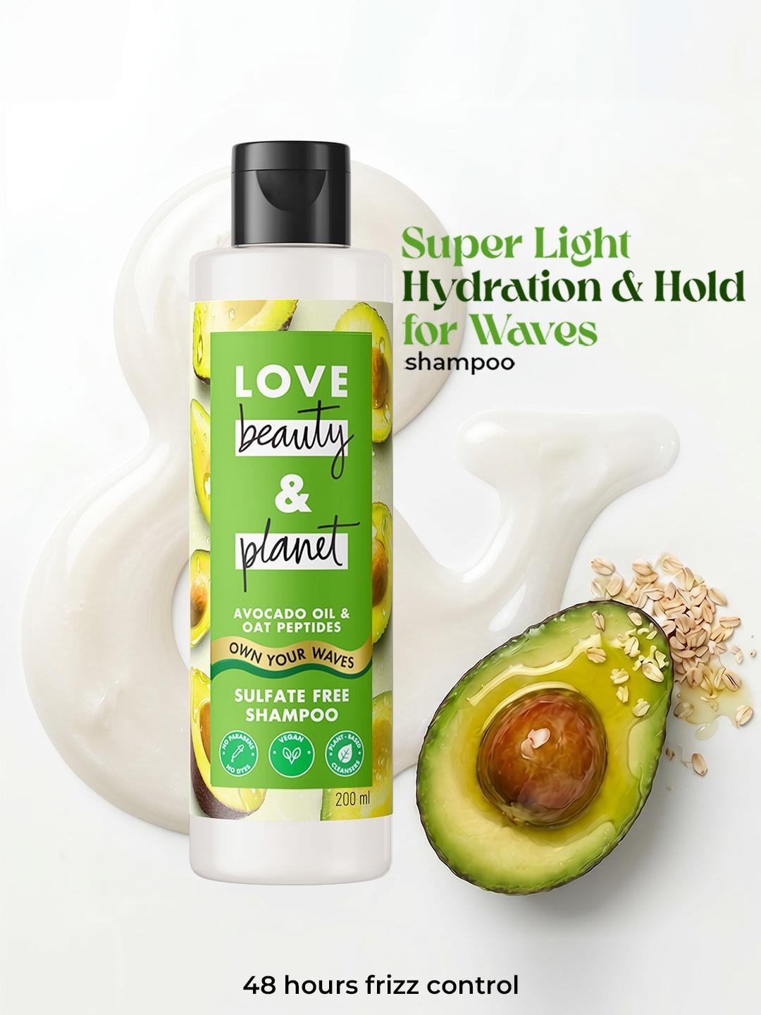 Buy Love Beauty & Planet Avocado Oil & Oat Peptide Shampoo For Wavy Hair   200 Ml -  - Personal Care for Unisex