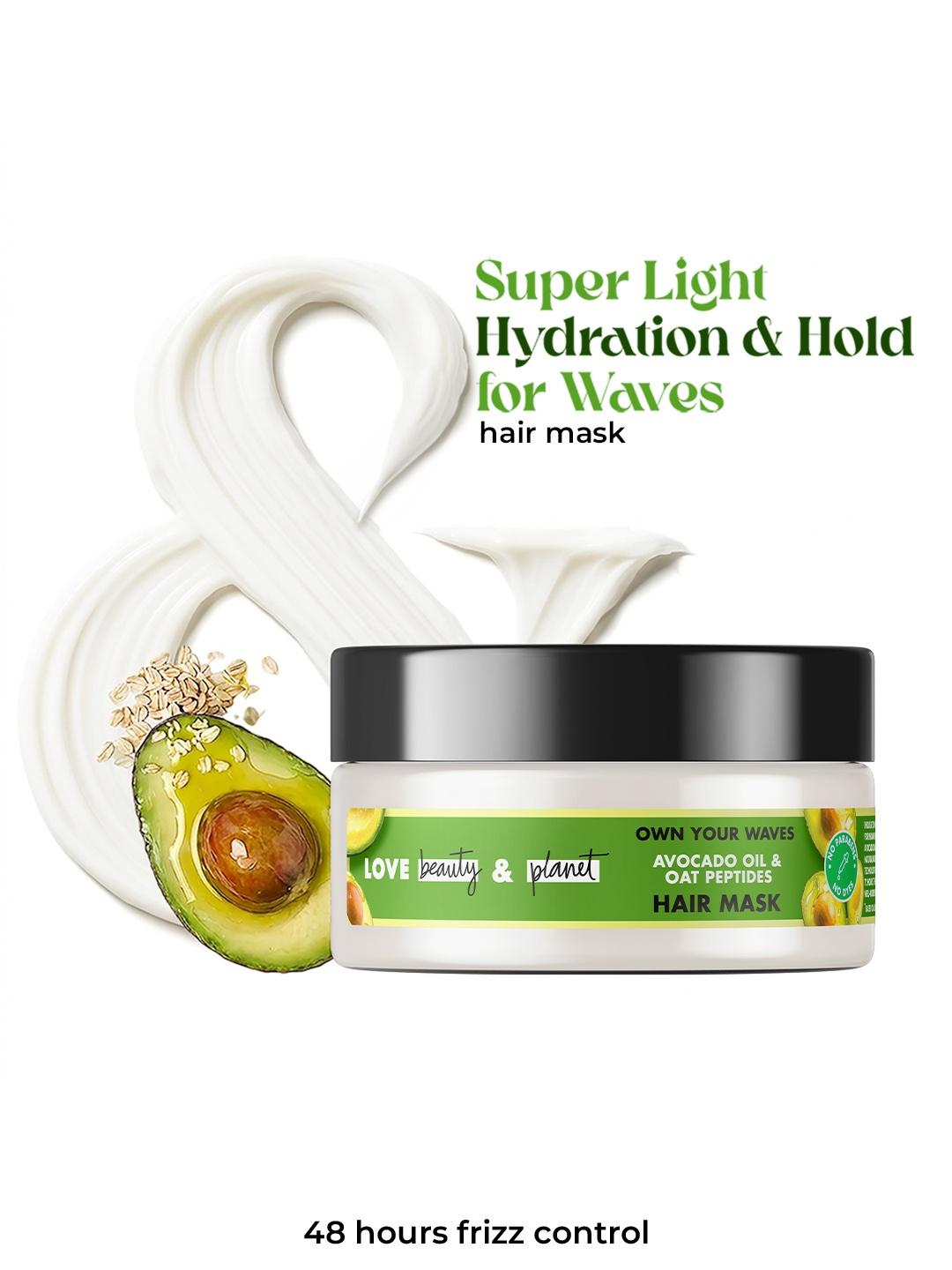 Buy Love Beauty & Planet Avocado Oil & Oat Peptides Hair Mask For Wavy Hair   100 Ml -  - Personal Care for Unisex
