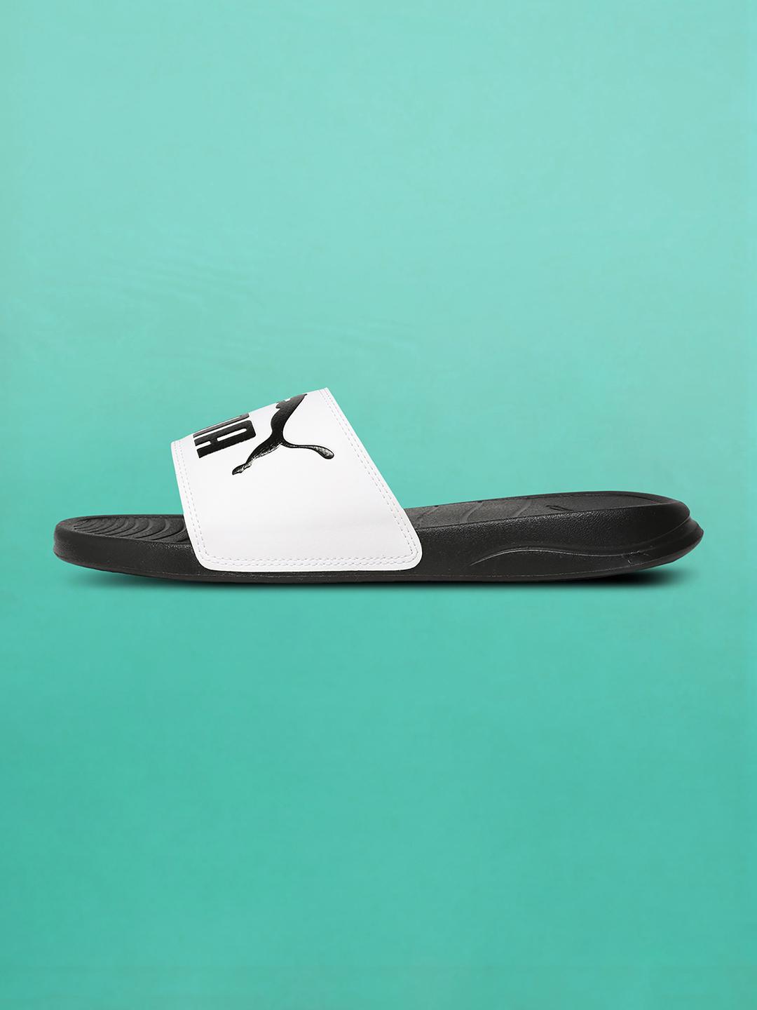 Puma Unisex Brand Logo Print Popcat 20 Sliders - Image 1