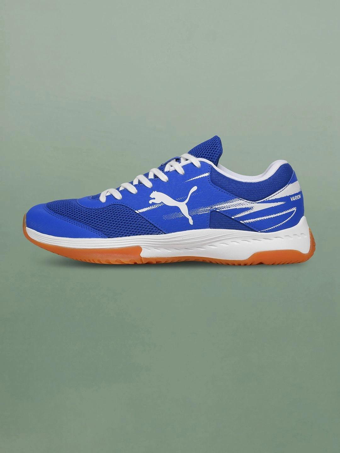 Buy Puma Varion V2 Unisex Wide Fit Indoor Shoes - - Footwear for Unisex
