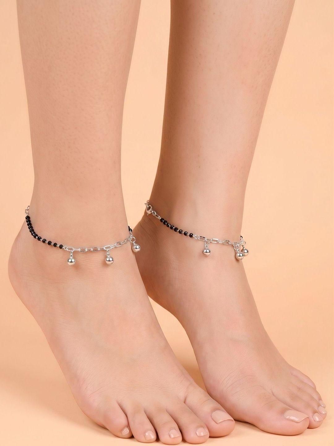 Buy 925 SILLER Rhodium Plated Anklet -  - Accessories for Women