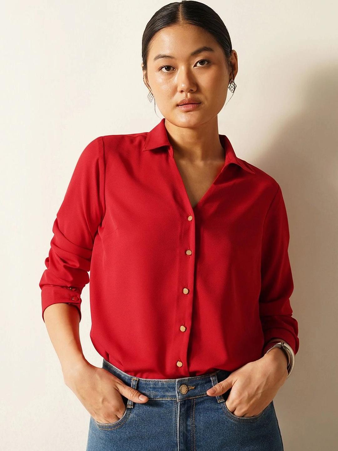 Buy FABLE STREET Women Classic Casual Shirt - Shirts for Women 45479180 ...