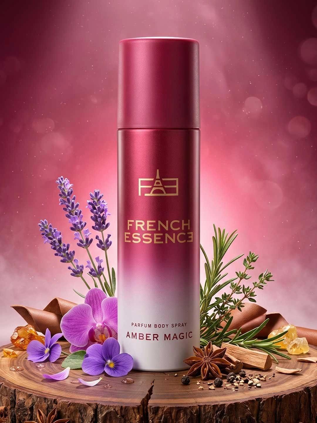 Buy FRENCH ESSENCE No Gas Parfum Body Spray 99 G (120ml)   Amber Magic -  - Personal Care for Men
