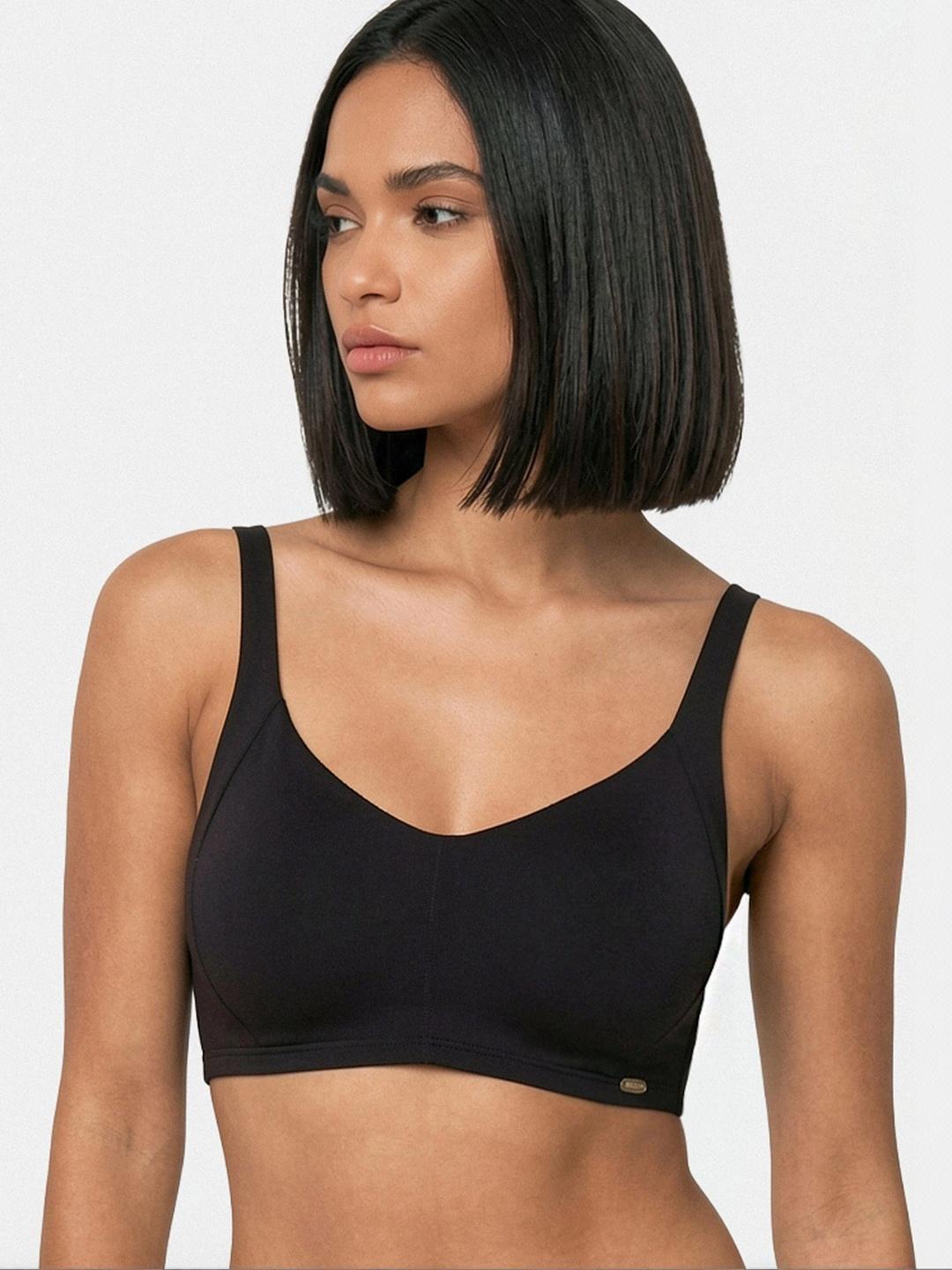 Buy Enamor Intellifresh Eco Antimicrobial Cotton Minimizer Bra A058 -  - Apparel for Women
