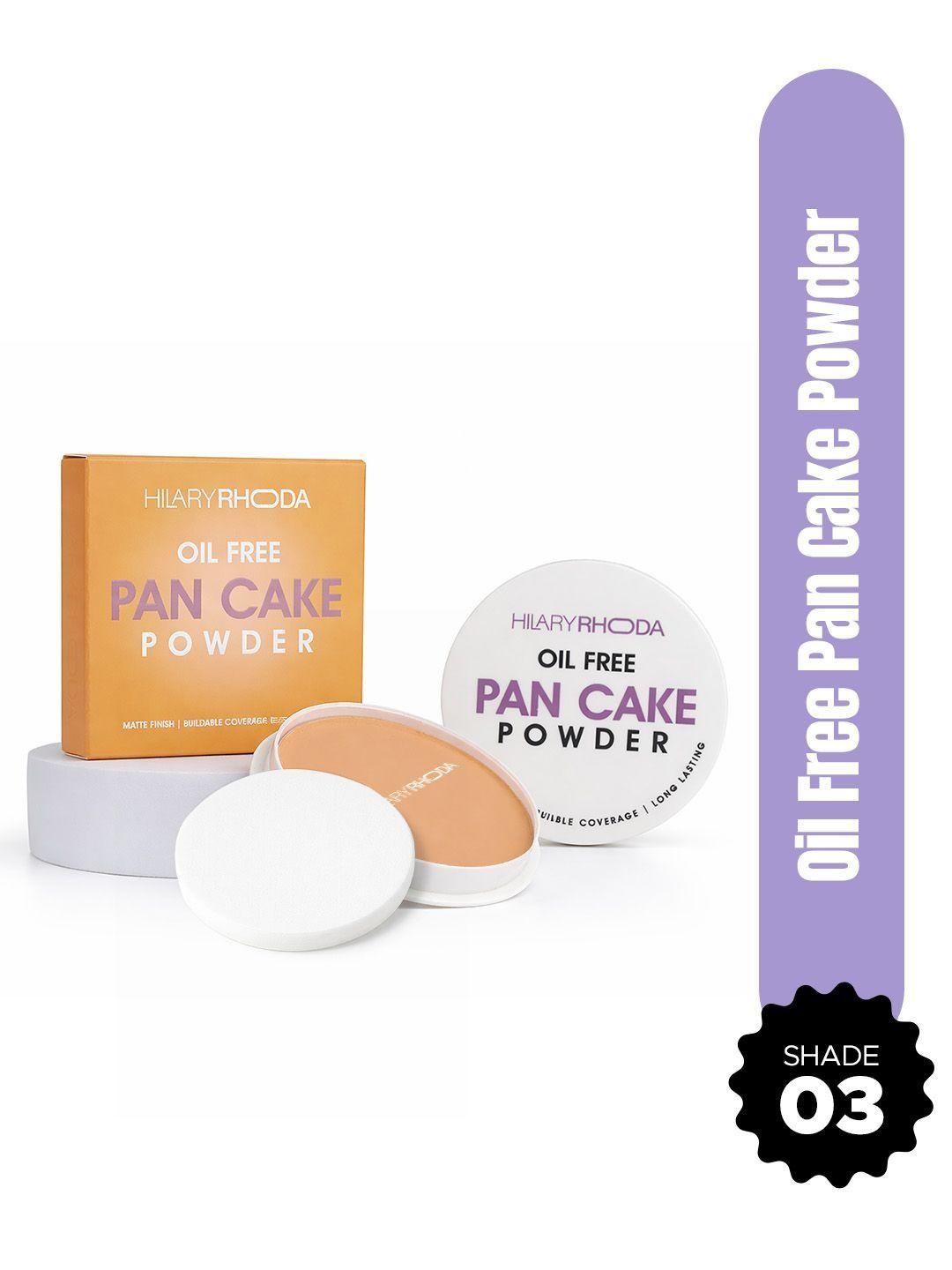 Buy Hilary Rhoda Oil Free Pan Cake Powder 12 G 03 - - Personal Care for Women