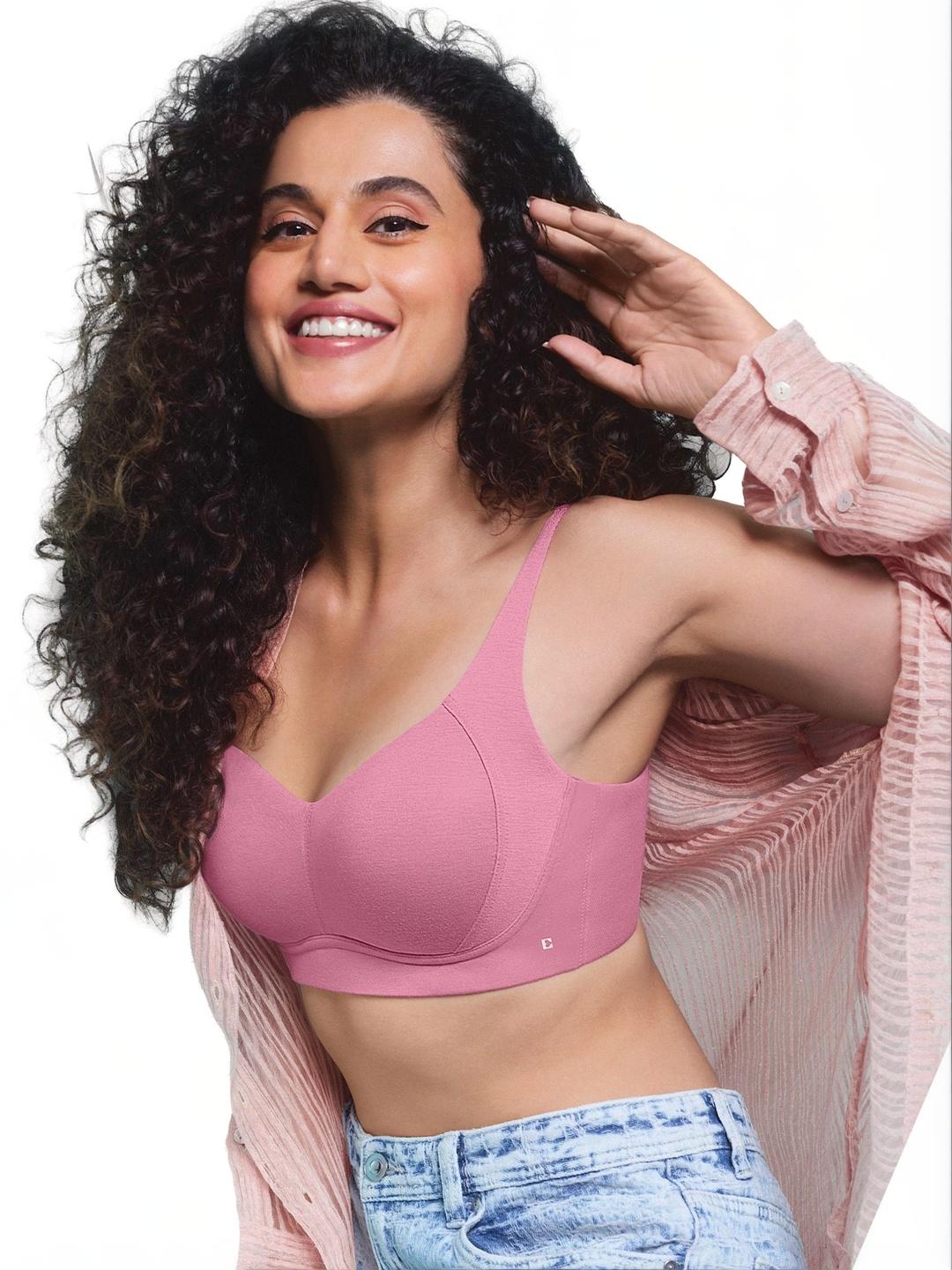 Buy Enamor Women Bamboo Cotton Full Support Everyday T Shirt Bra   A077 -  - Apparel for Women