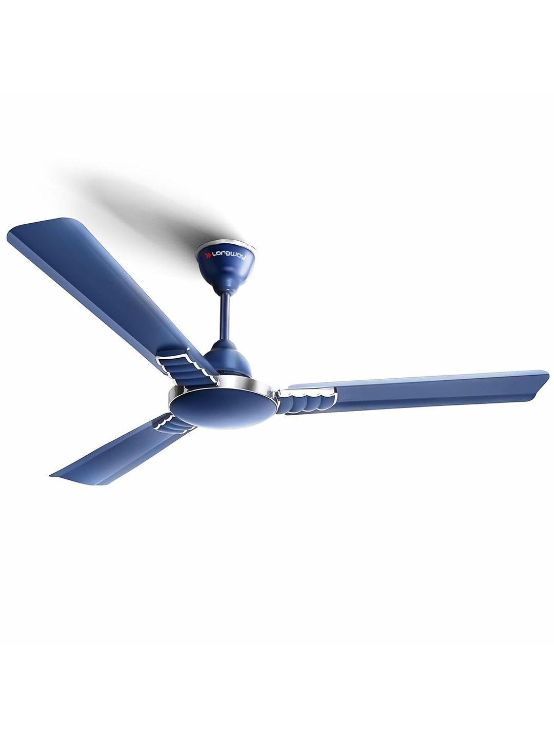 Buy Longway Blue 1200 Mm 400 RPM Ultra High Speed 3 Blade Ceiling Fan -  - Home for Unisex