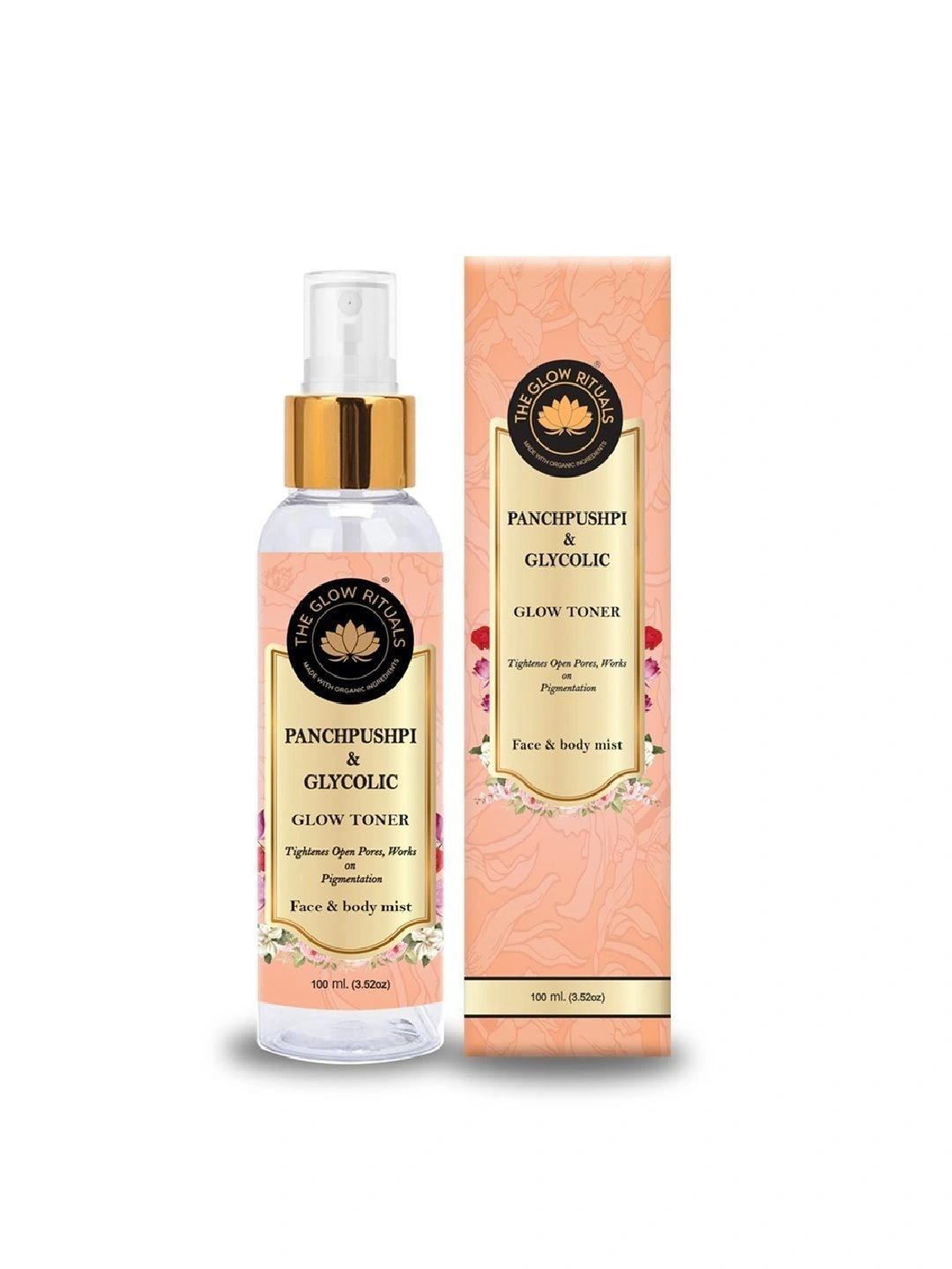 Buy THE GLOW RITUALS Panchpushpi & Glycolic Glow Toner 100ml - - Personal Care for Unisex