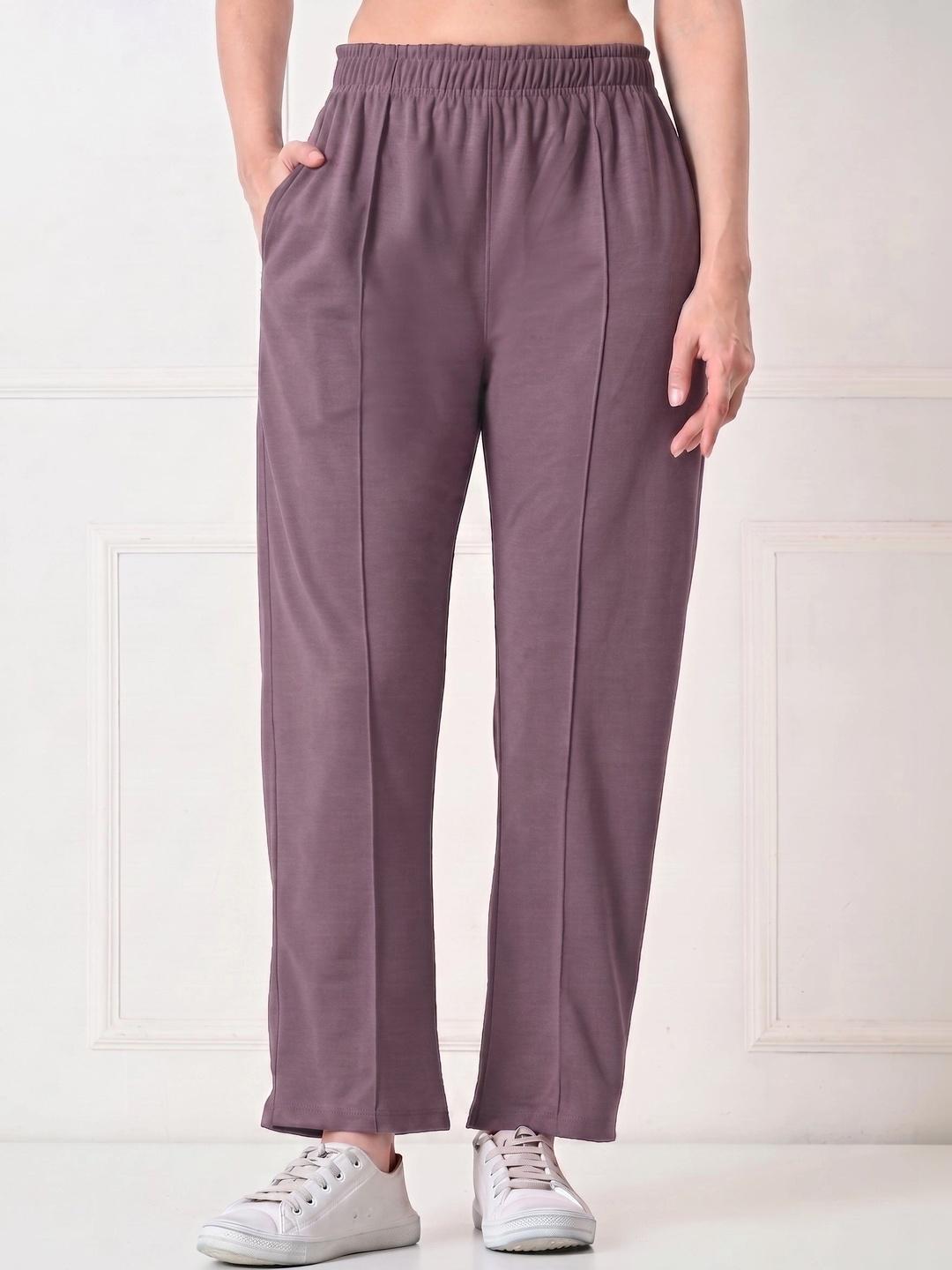 Mast & Harbour Women Straight Fit Typography Training Track Pants - Image 1