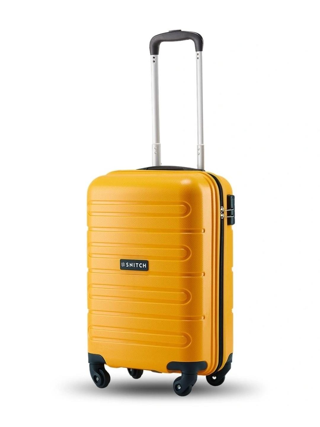 Buy Snitch Textured Cabin Trolley Bag 47L -  - Accessories for Unisex