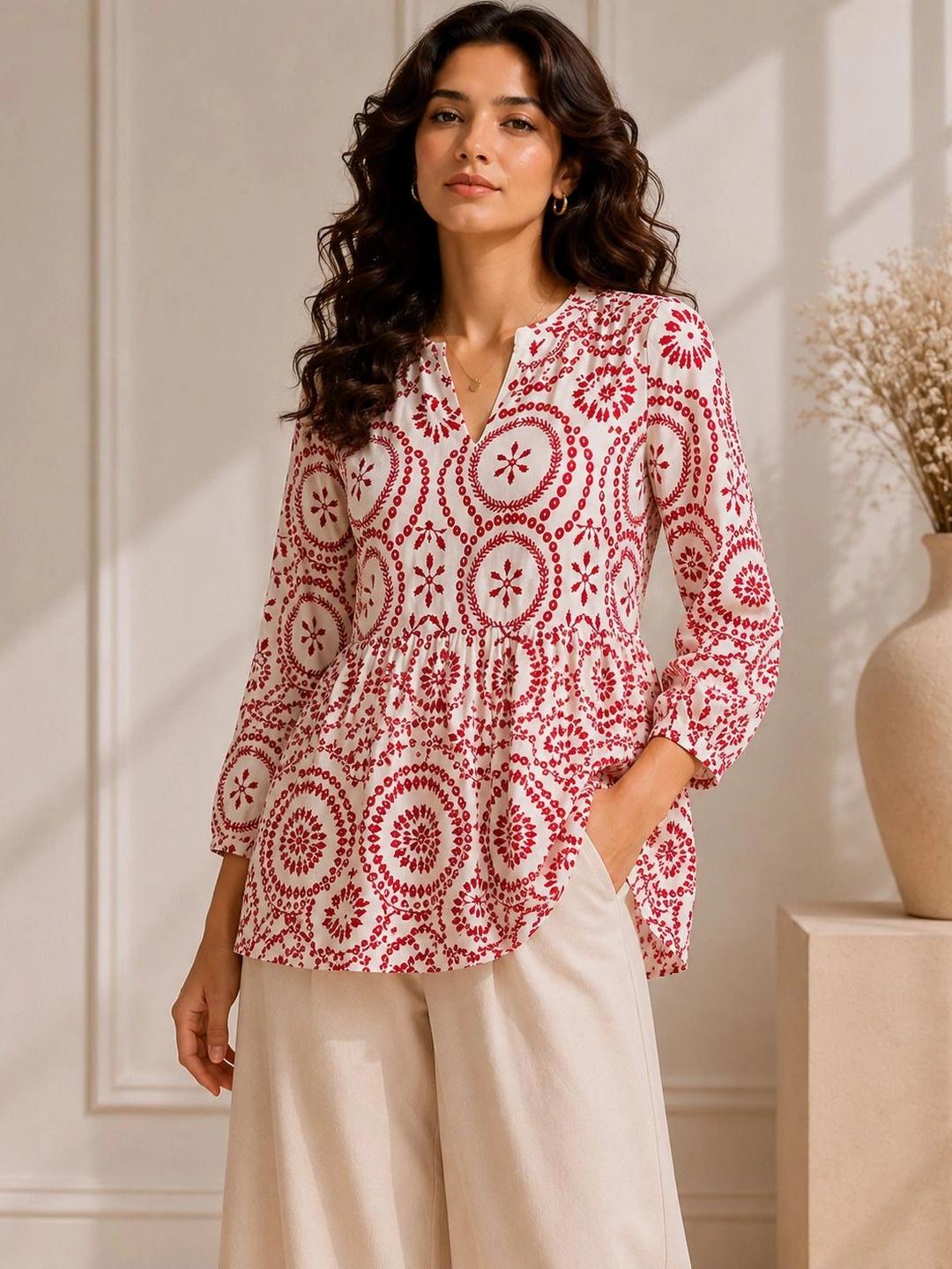 Buy RAHI TRENDZ Printed Tunic - Tunics for Women 44948787 | Myntra