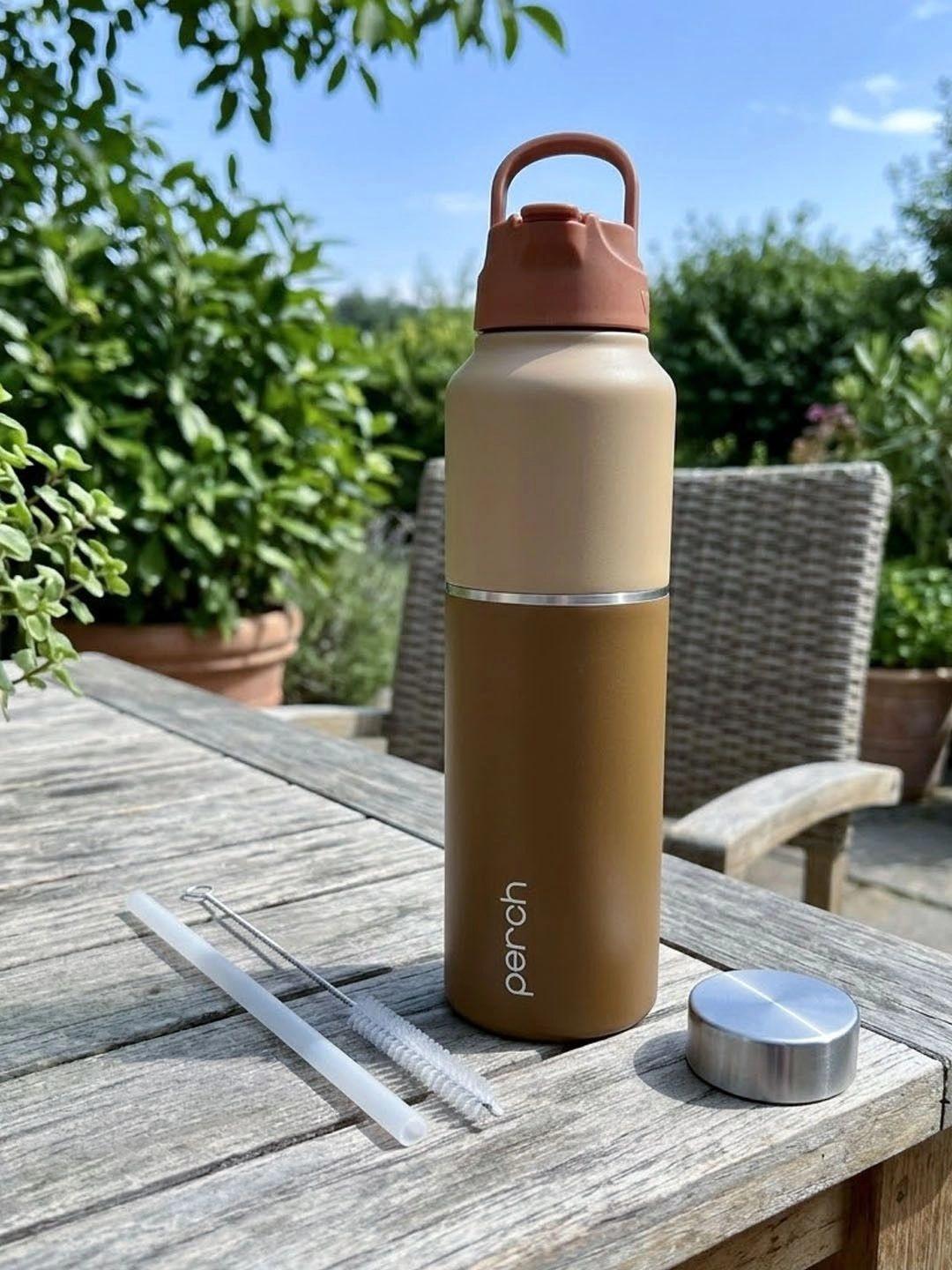 PERCH Magic Stainless Steel 1Ltr Water Bottle - Image 1