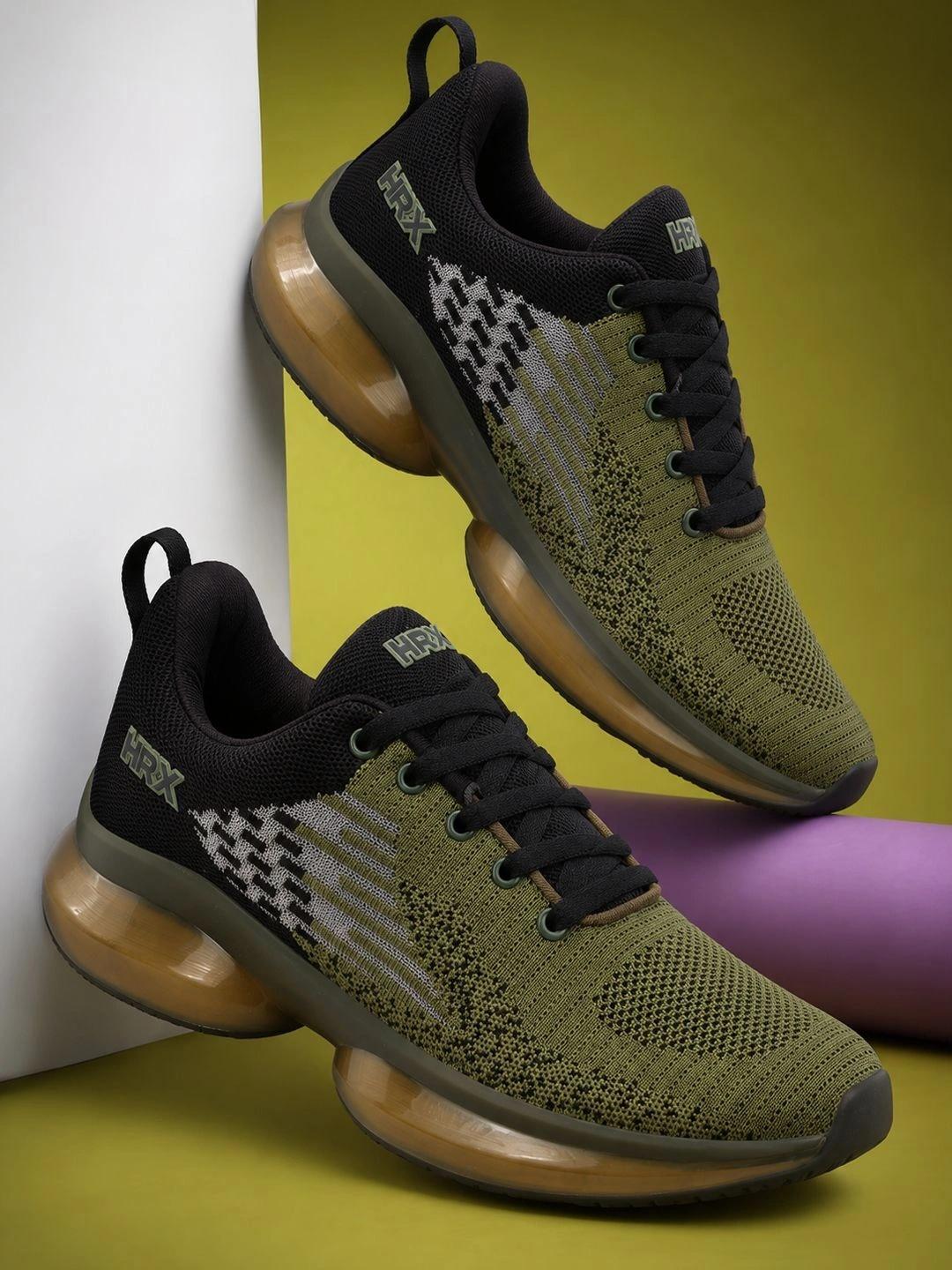 Buy HRX By Hrithik Roshan Men Textile Running Shoes - - Footwear for Men