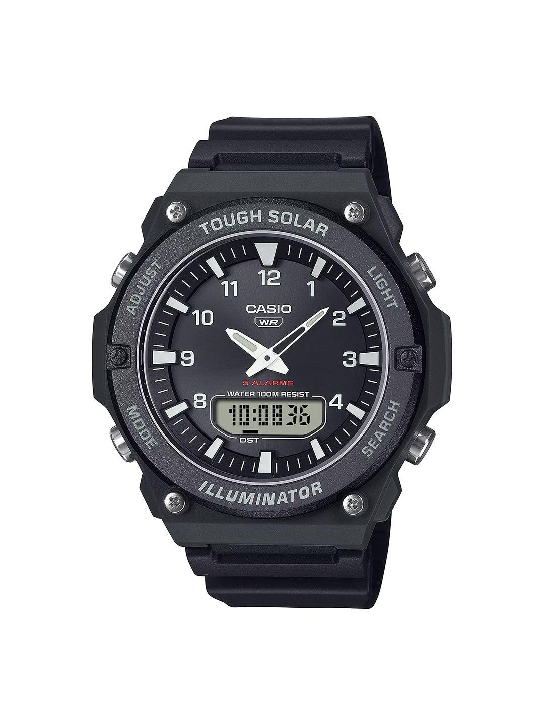 Buy CASIO Men Dial & Straps Analogue And Digital Chronograph Solar Powered Watch AD286 - - Accessories for Men