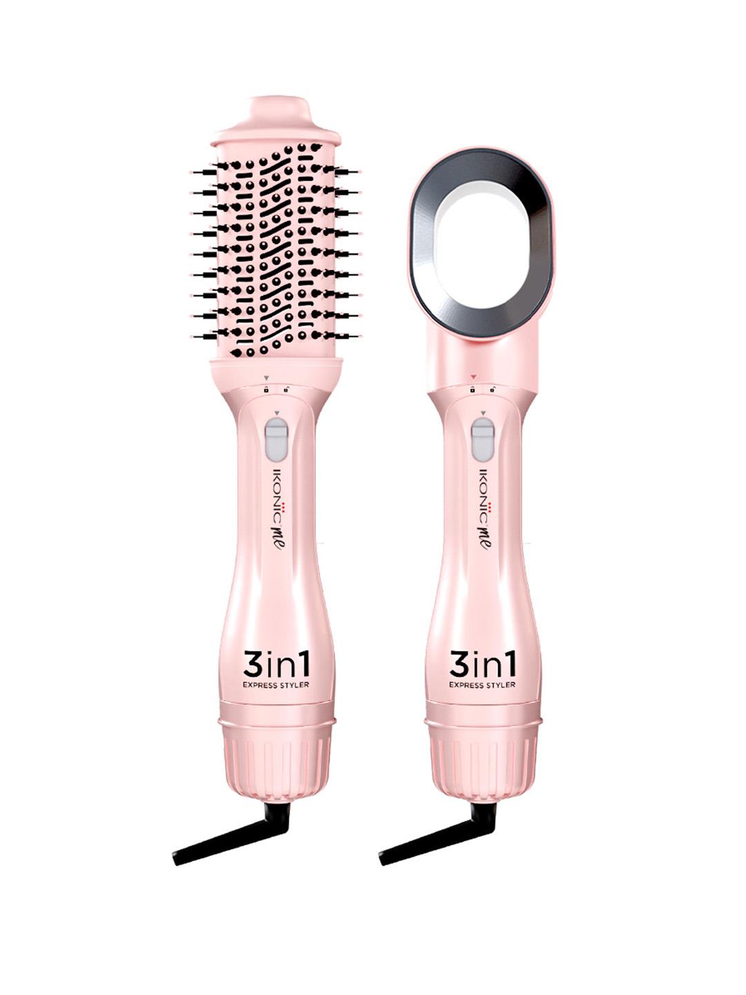 Buy Ikonic Me 3 In 1 Express Hair Styler With Ceramic Titanium Tourmaline Coated Brush Head Pink - - Personal Care for Women