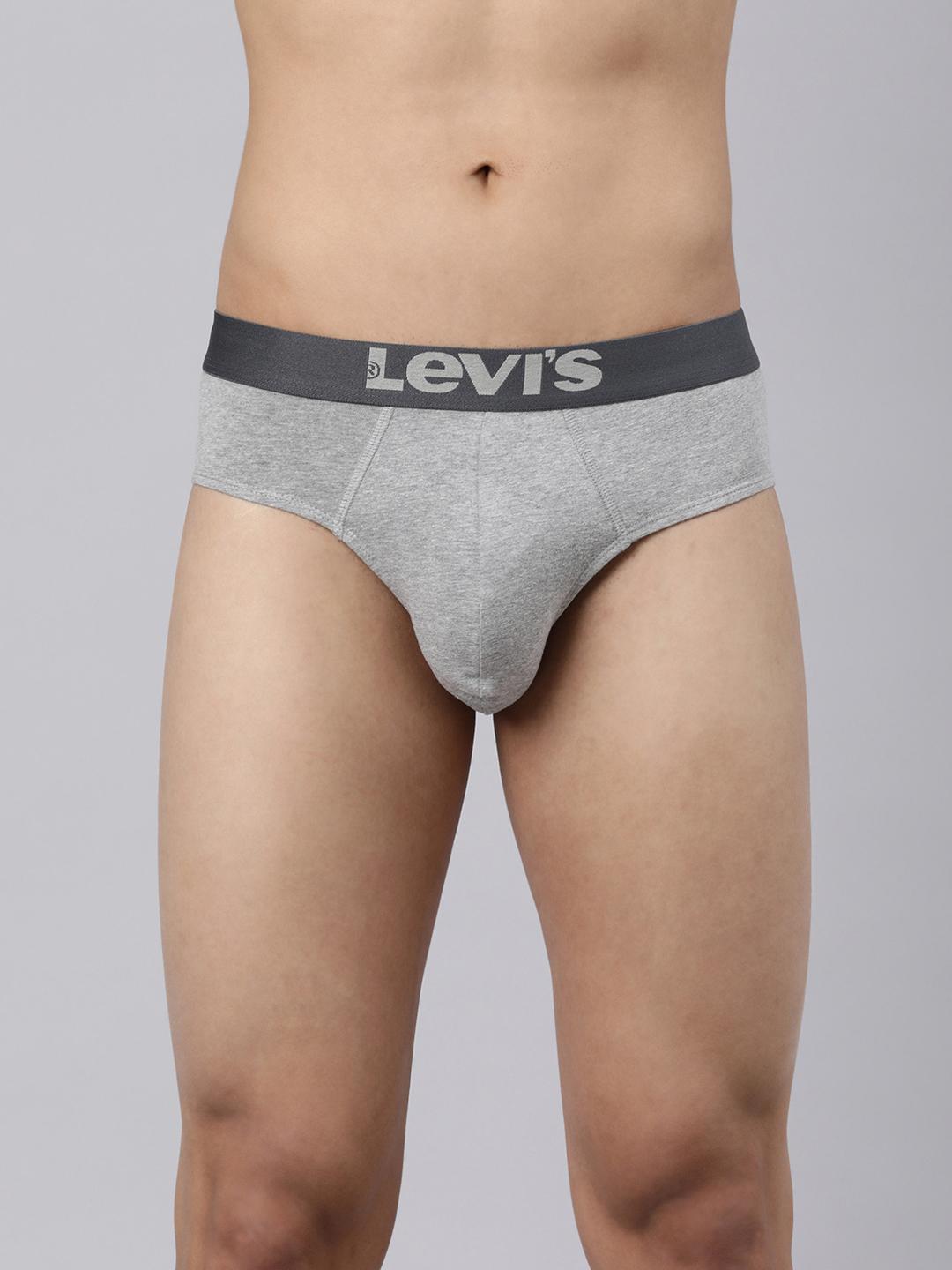 Buy Levis Men Solid Cotton Ultrasoft Waistband Brief With Smartskin Technology - - Apparel for Men