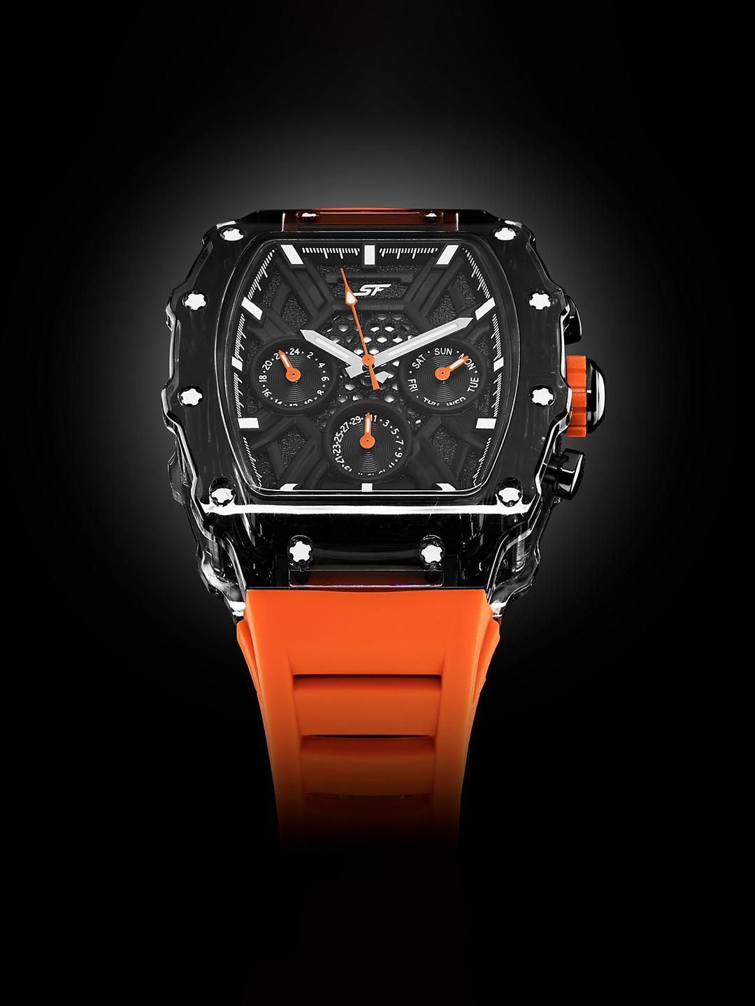 Buy SF Maiden Voyage Quartz Analog Black Dial Watch For Men   77178PP01W -  - Accessories for Men