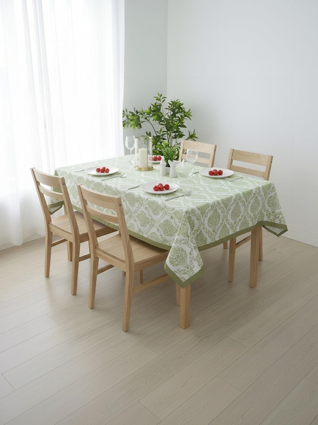 Buy INDHOME LIFE Multicoloured Cotton 4 Seater Table Cover - - Home for Unisex