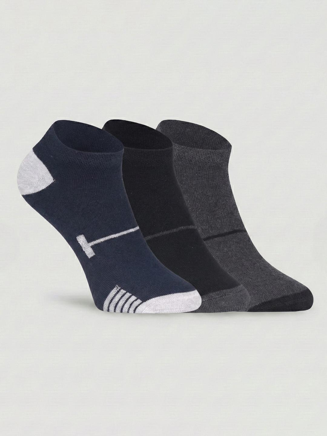 Buy HEBTROCO Women Pack Of 3 Cotton Blend Patterned Ankle Length Socks - - Accessories for Women