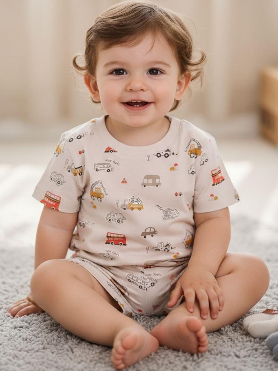 Buy V Mart Boys Printed T Shirt With Shorts - - Apparel for Boys
