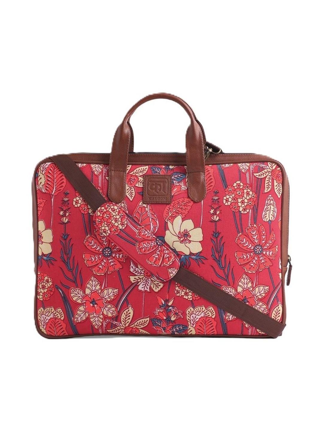 Kaloom Buy KALOOM Women Printed PU Laptop Bag - Laptop Bag for Women 40135521 ...