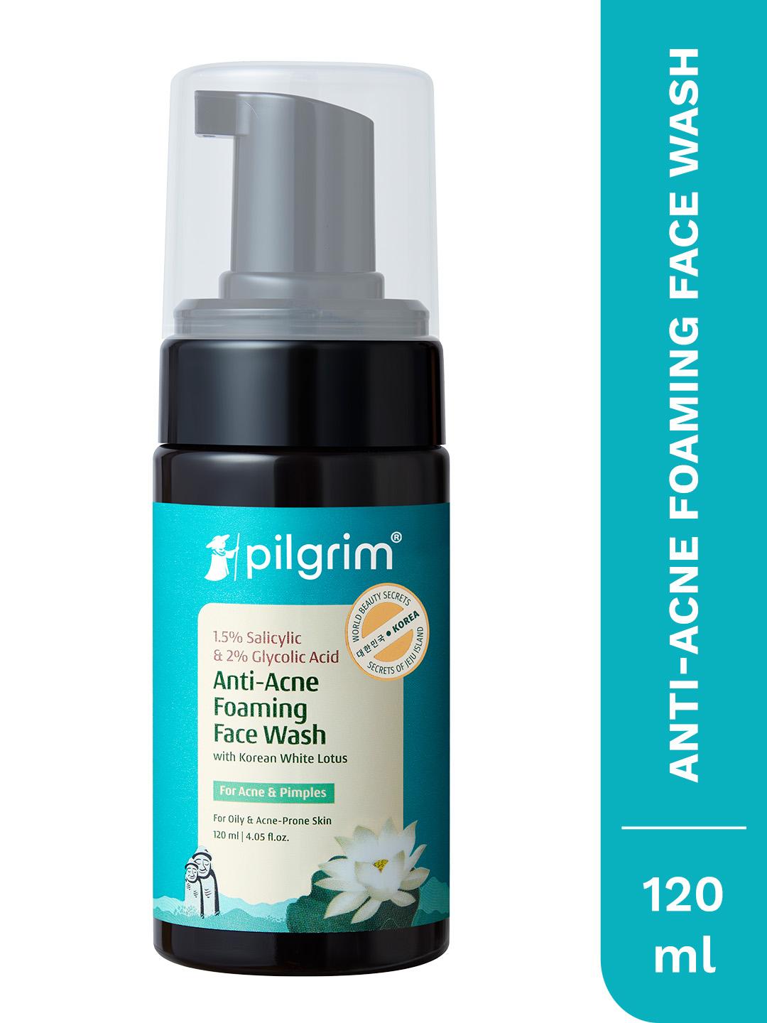 Pilgrim Salicylic BHA Glycolic Acid Foaming Face Wash