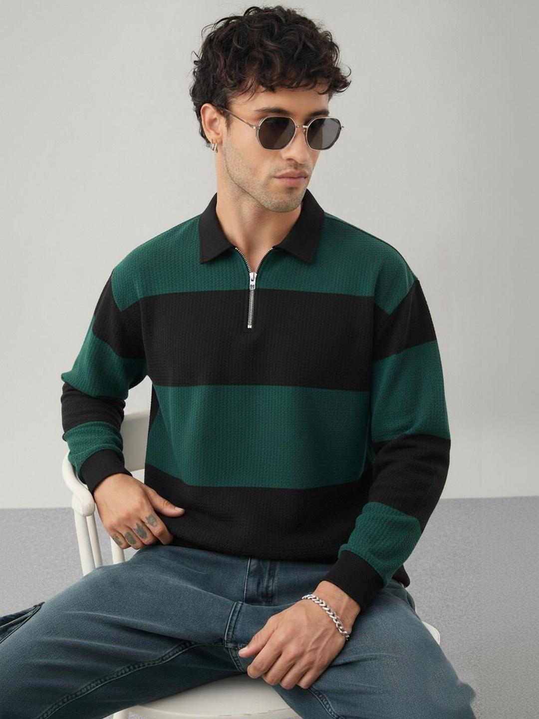 Buy R.Code By The Roadster Life Co. Men Colourblocked Polo Collar T Shirt - - Apparel for Men