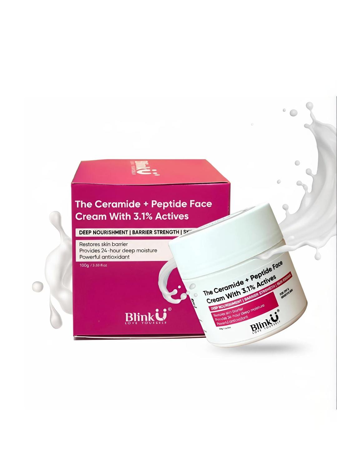 Blinku Ceramide And Peptide Face Cream -100 ml at ₹59 (90% Off) – Myntra