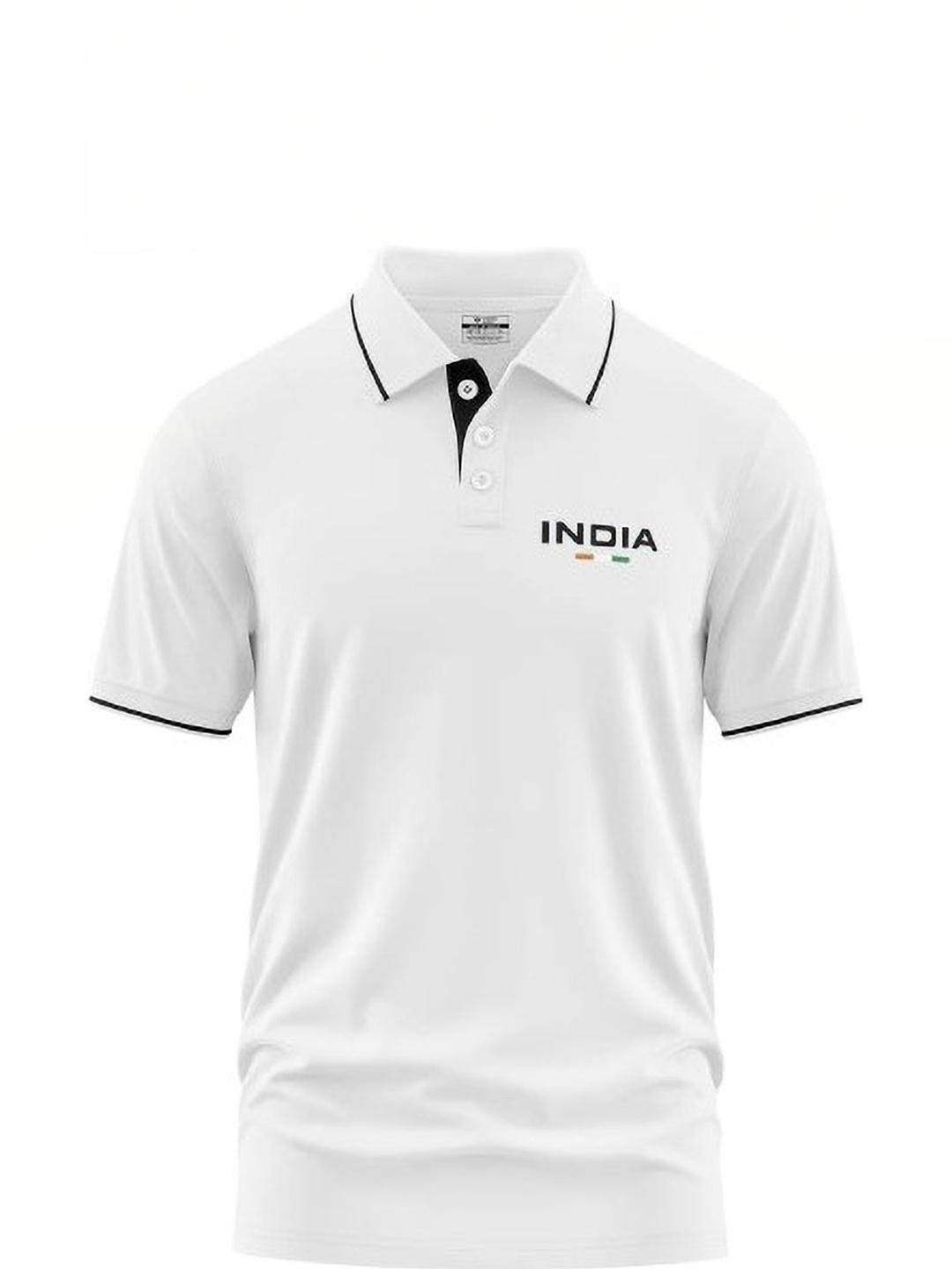 Buy Warrior World Men Typography Printed Polo Collar T Shirt - Tshirts ...