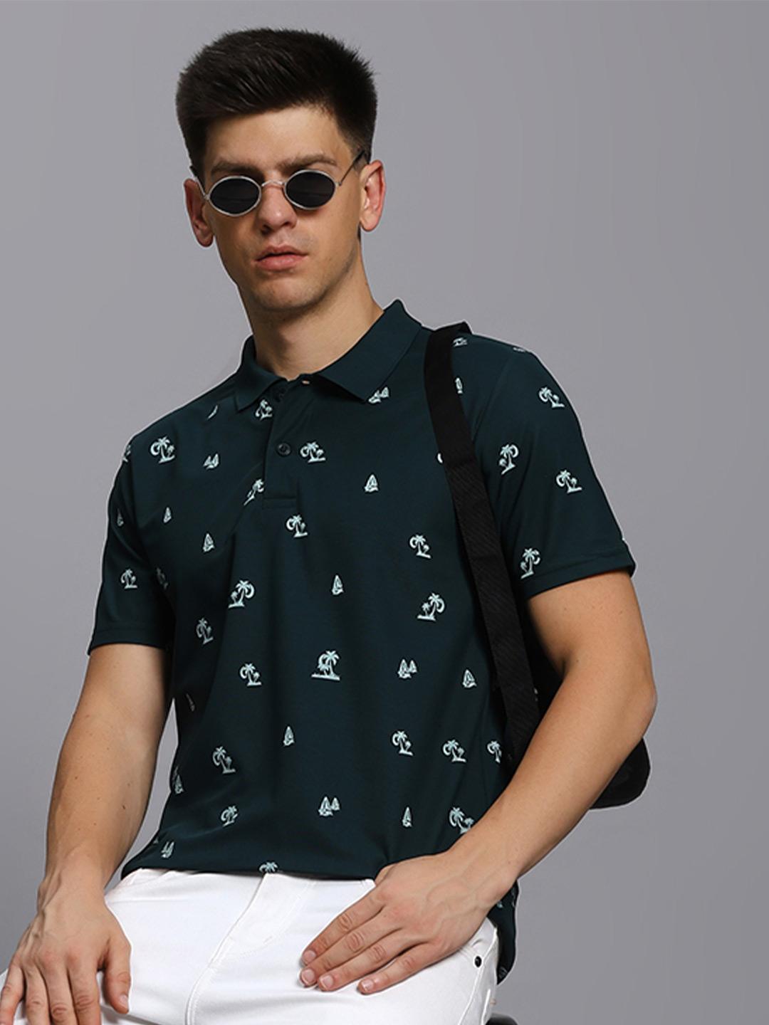 Buy SZN Men Printed Polo Collar T Shirt - Tshirts for Men 39765653 | Myntra