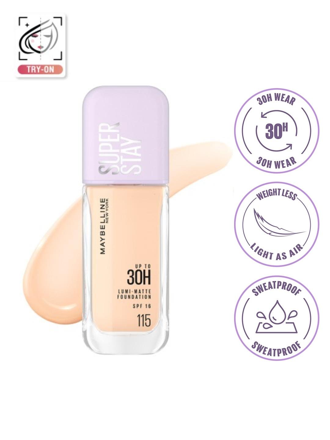Buy Maybelline New York 30H Longwear Super Stay Lumi Matte Liquid Foundation 35ml Shade 115 - - Personal Care for Unisex