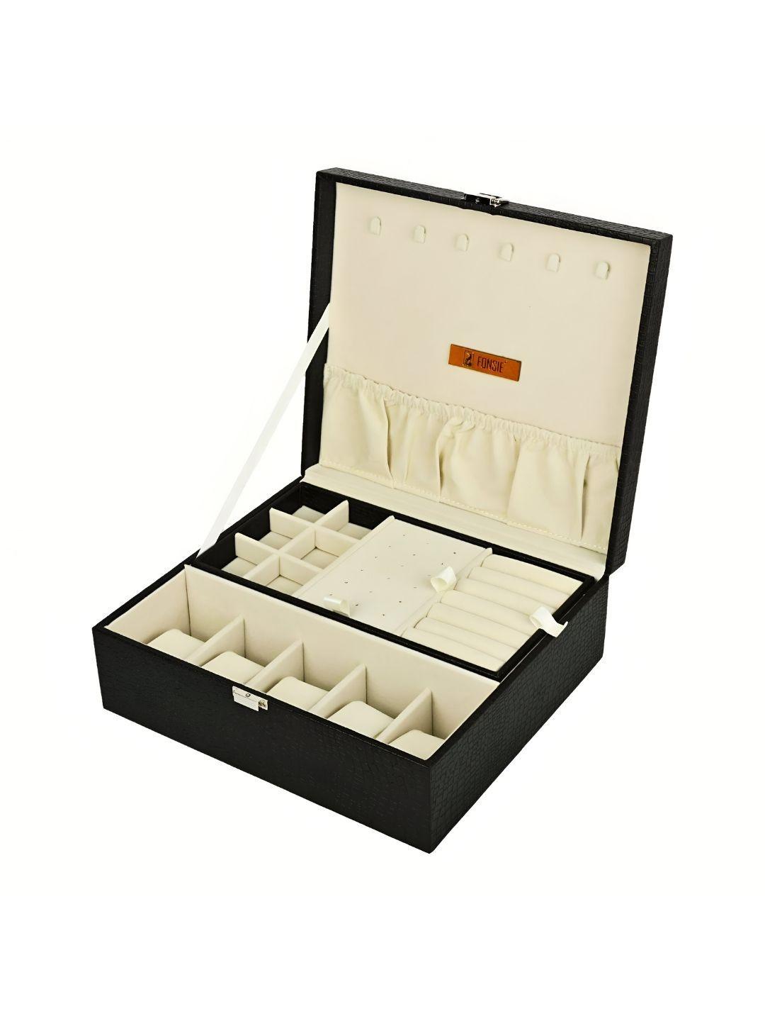 Buy Fonsie Black Set Of 1 Reusable Jewellery Organiser Organisers -  - Home for Unisex